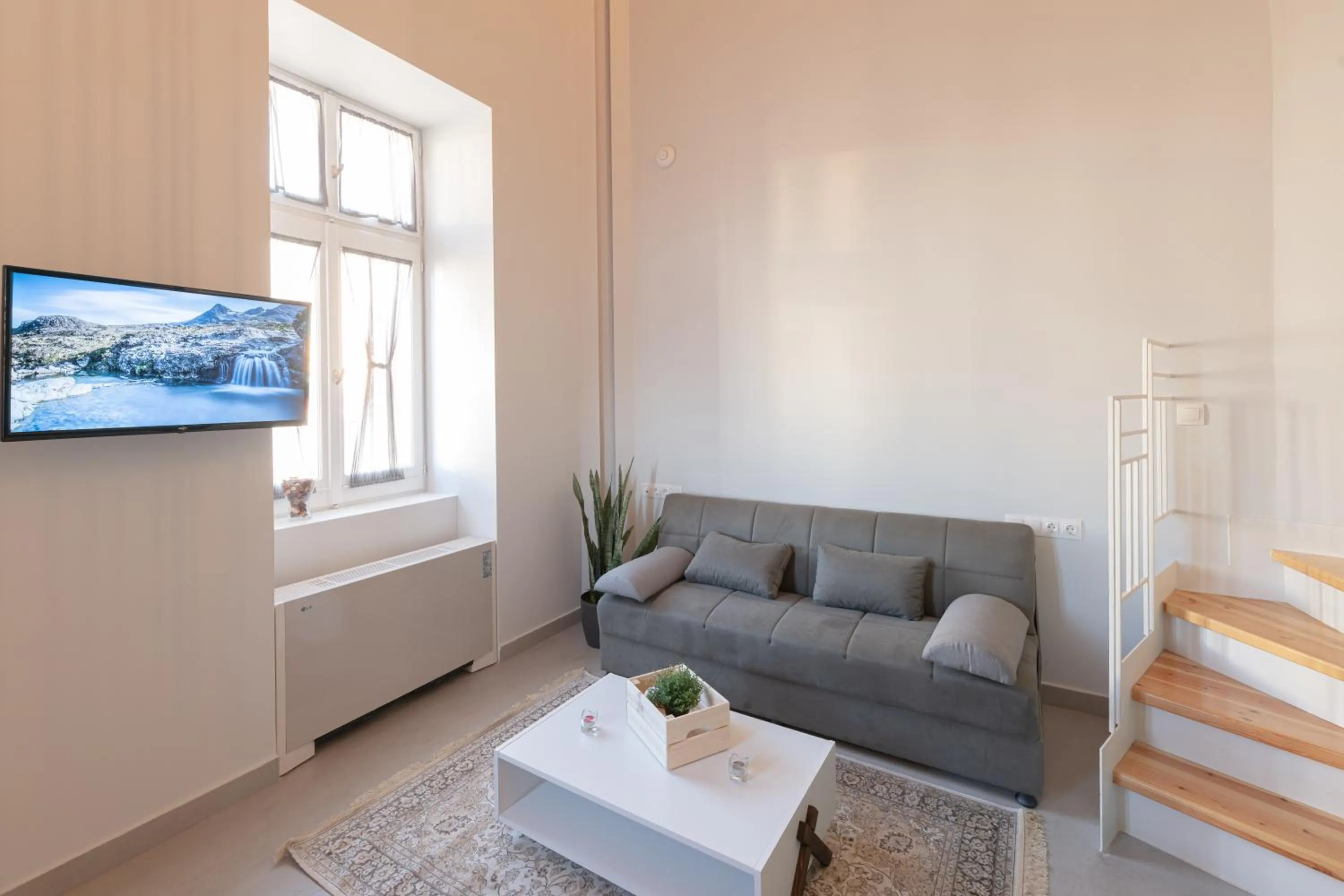 Living room in Ether Loft Suites
