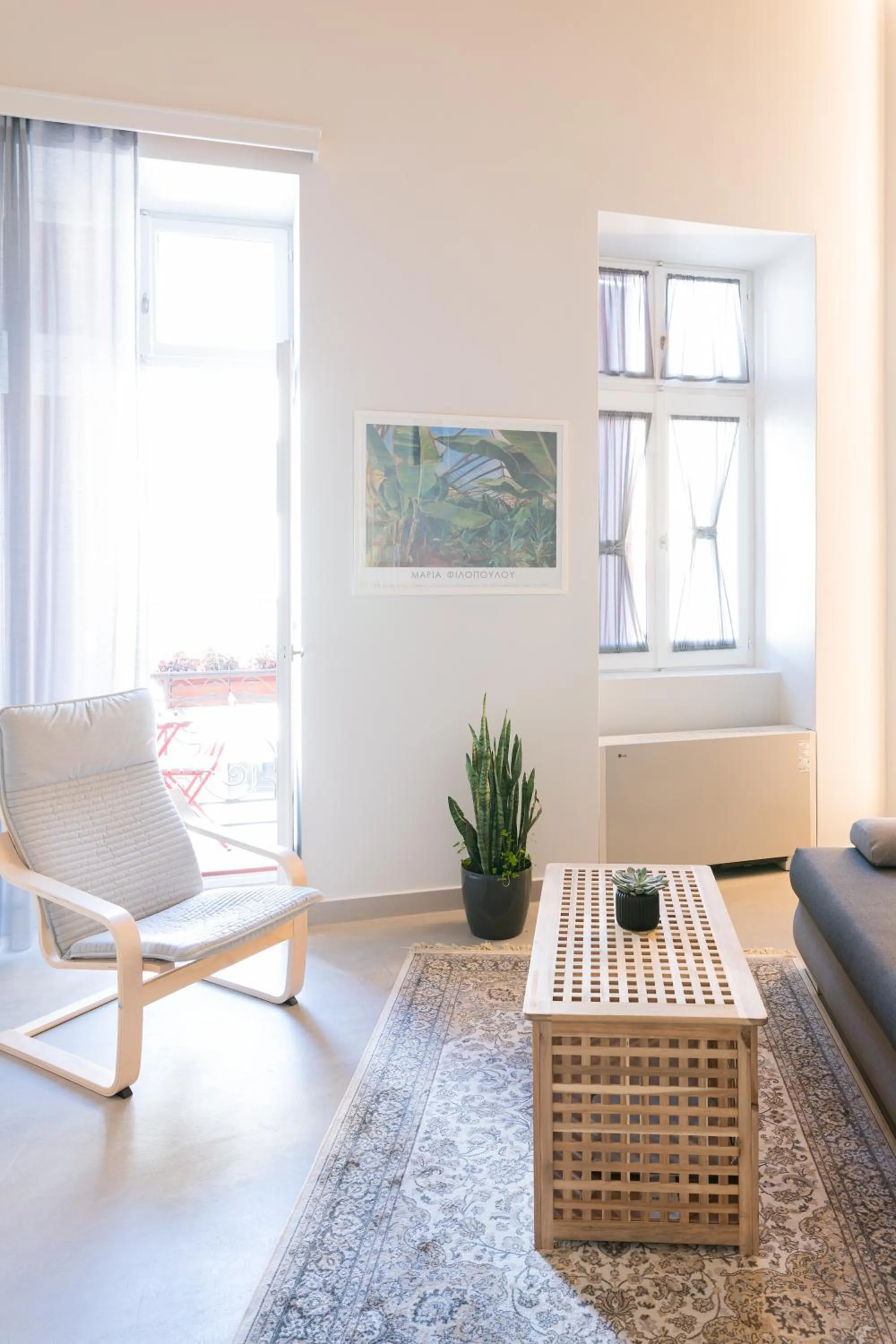 Living room in Ether Loft Suites