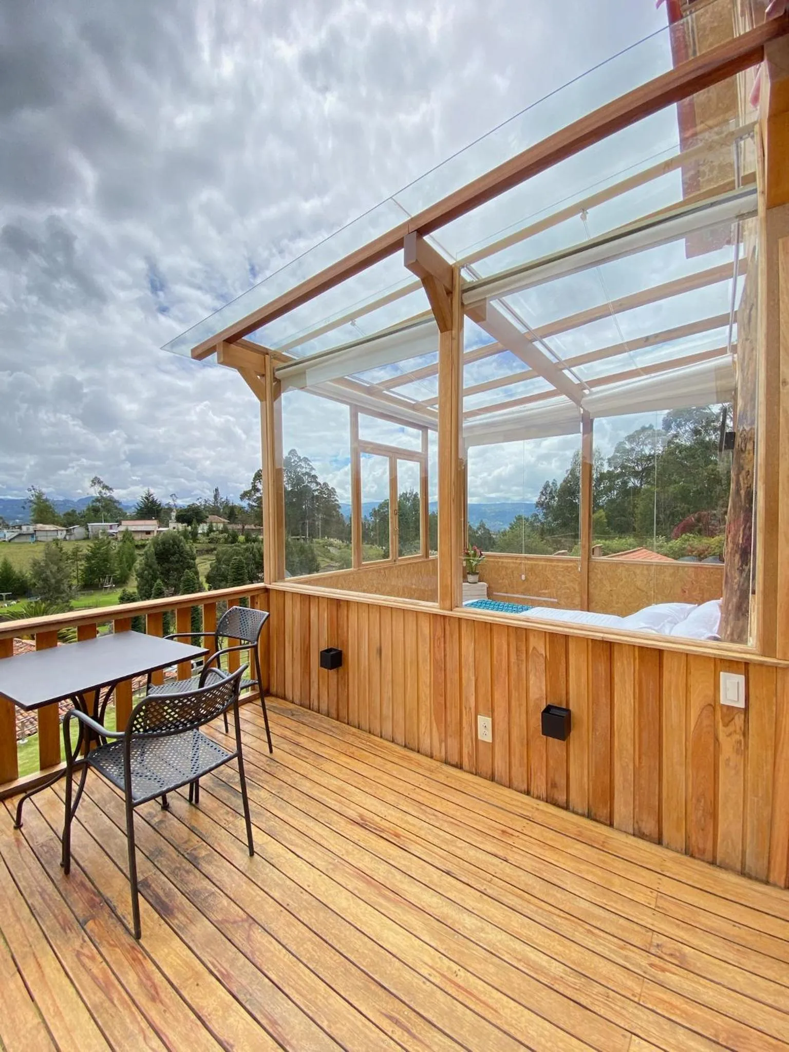 Balcony/Terrace in Killary Lodge & Glamping