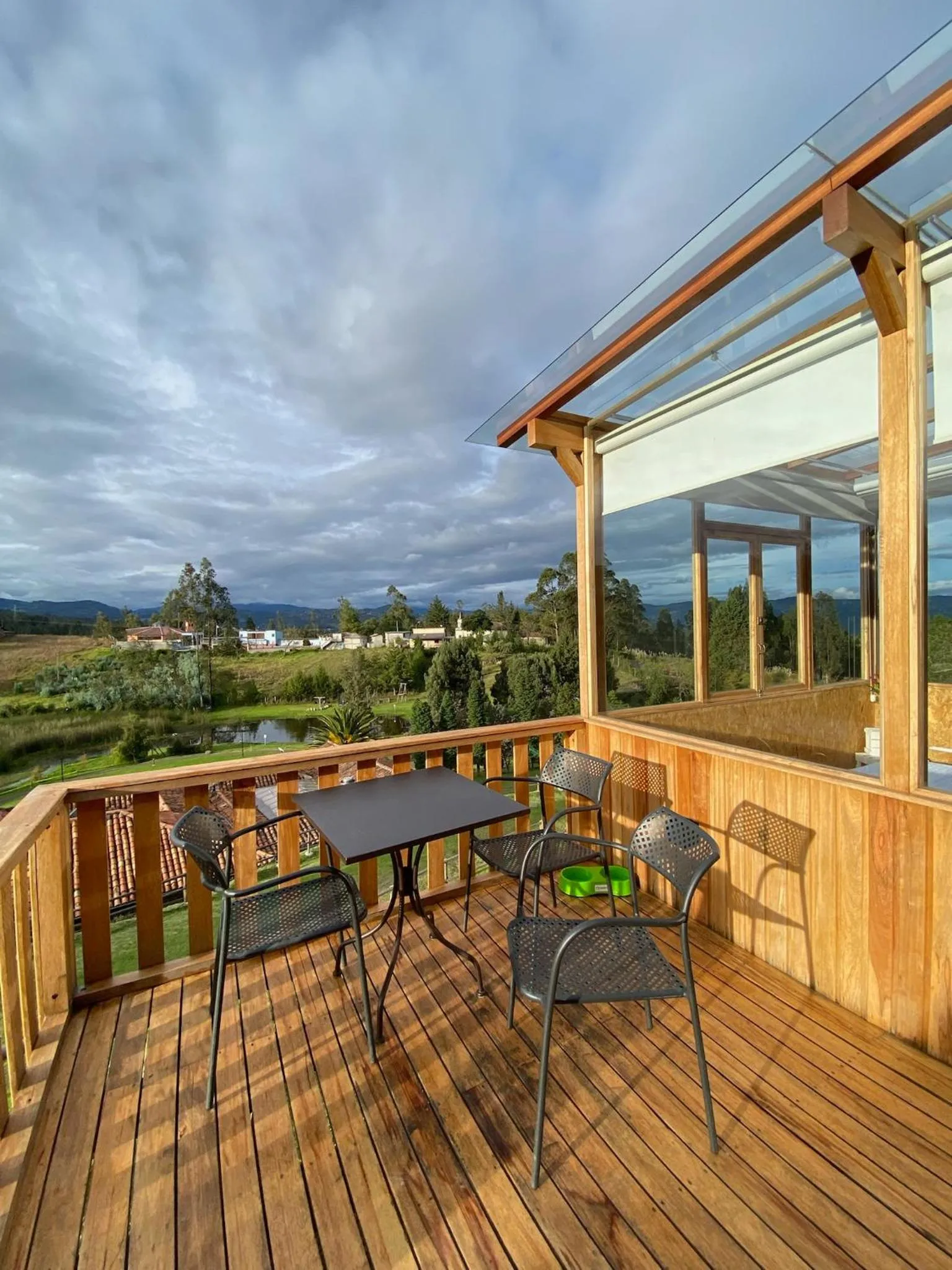 Balcony/Terrace in Killary Lodge & Glamping