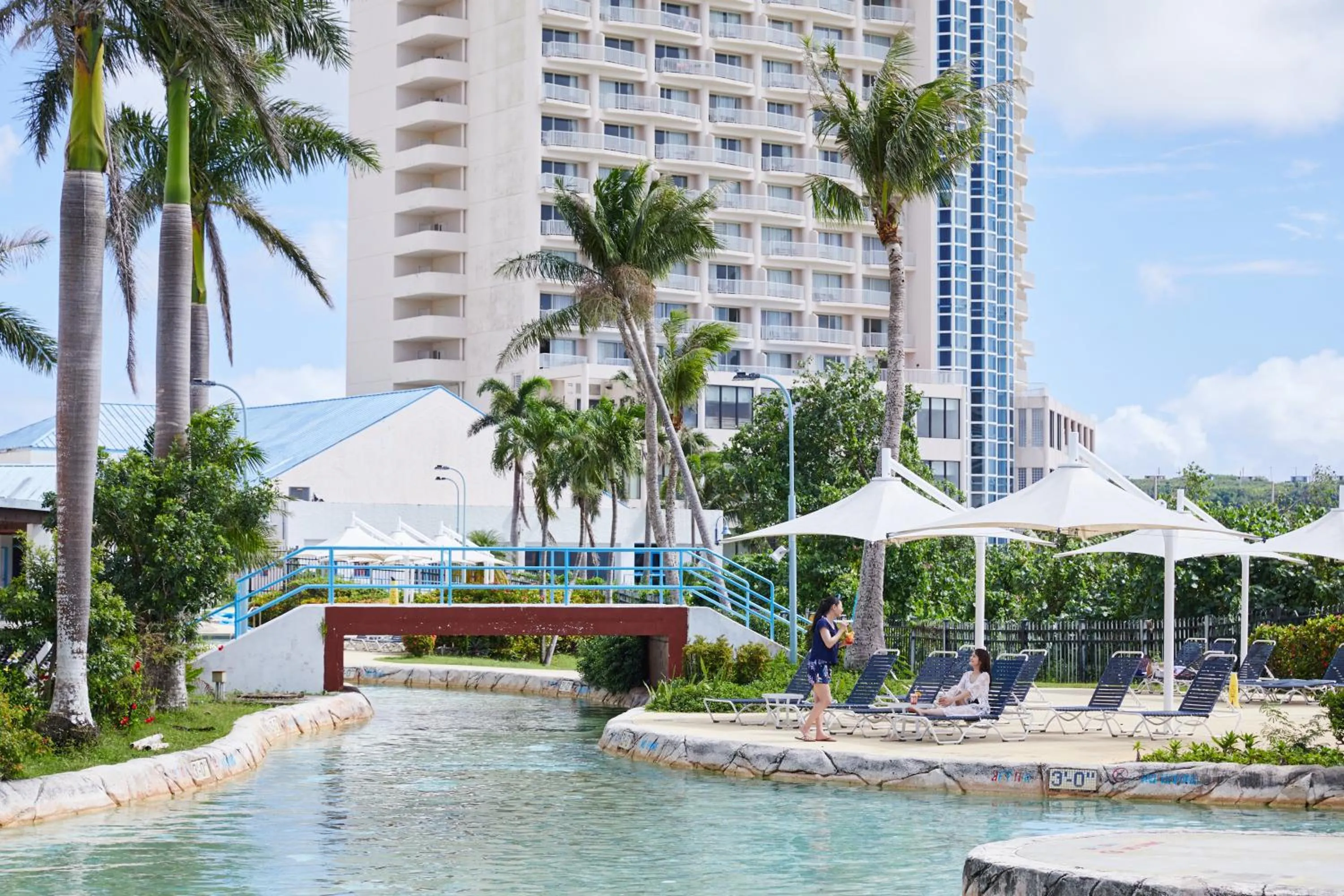 Pool view in Hoshino Resorts RISONARE Guam