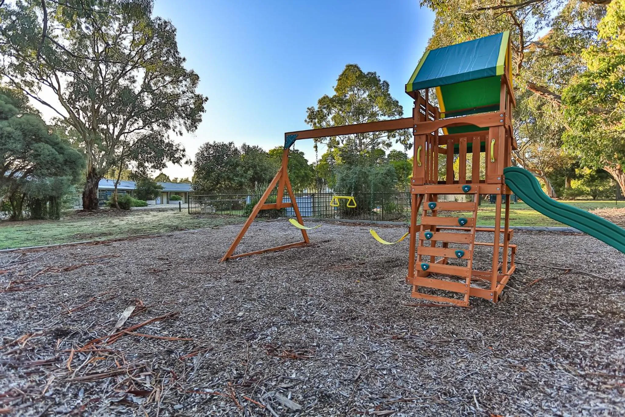 Children play ground in Mountain View Motor Inn & Holiday Lodges
