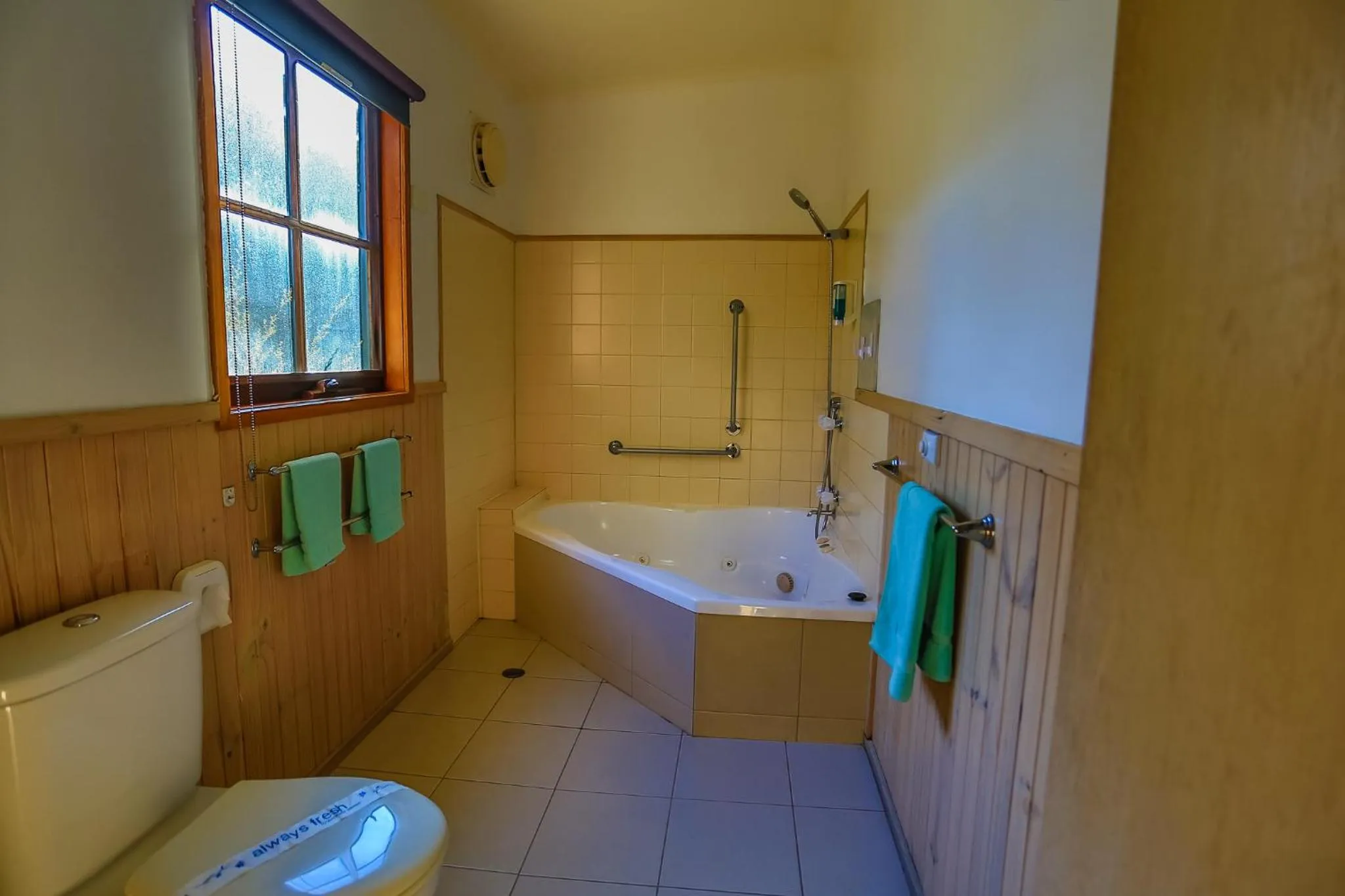 Bathroom in Mountain View Motor Inn & Holiday Lodges