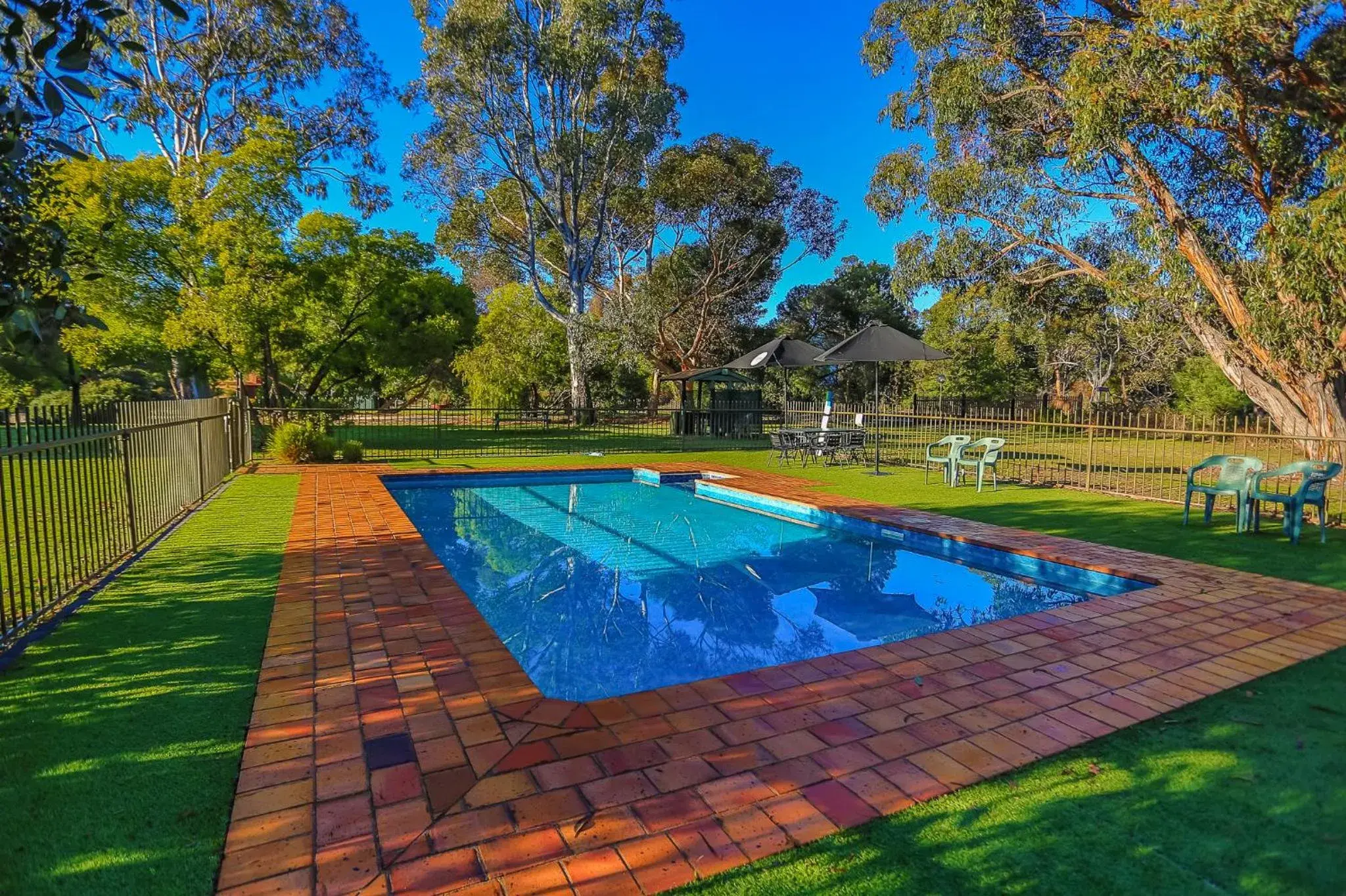 Swimming pool in Mountain View Motor Inn & Holiday Lodges Swimming pool in Mountain View Motor Inn & Holiday Lodges