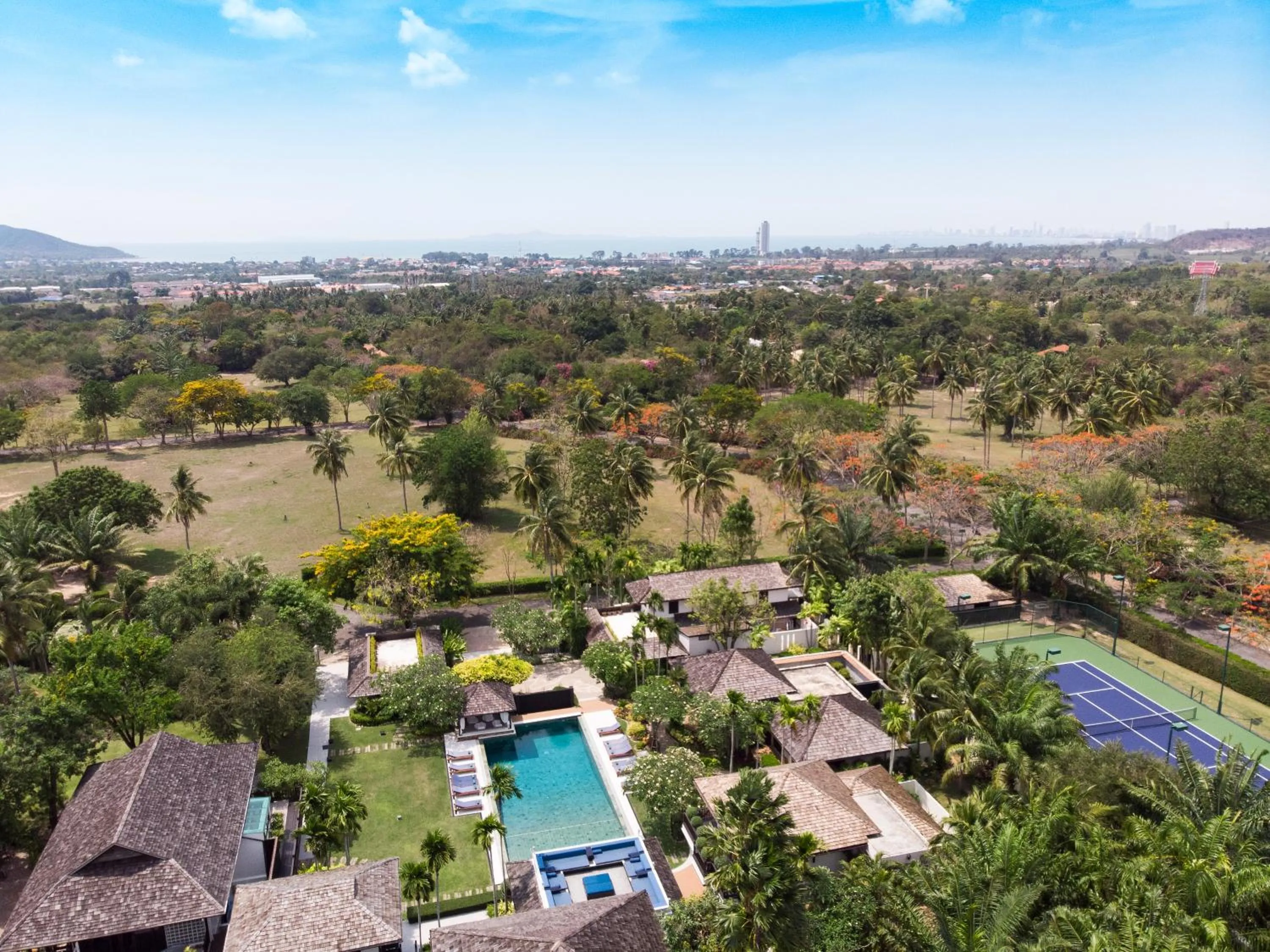 Bird's eye view in Tamarind Exclusive Villa