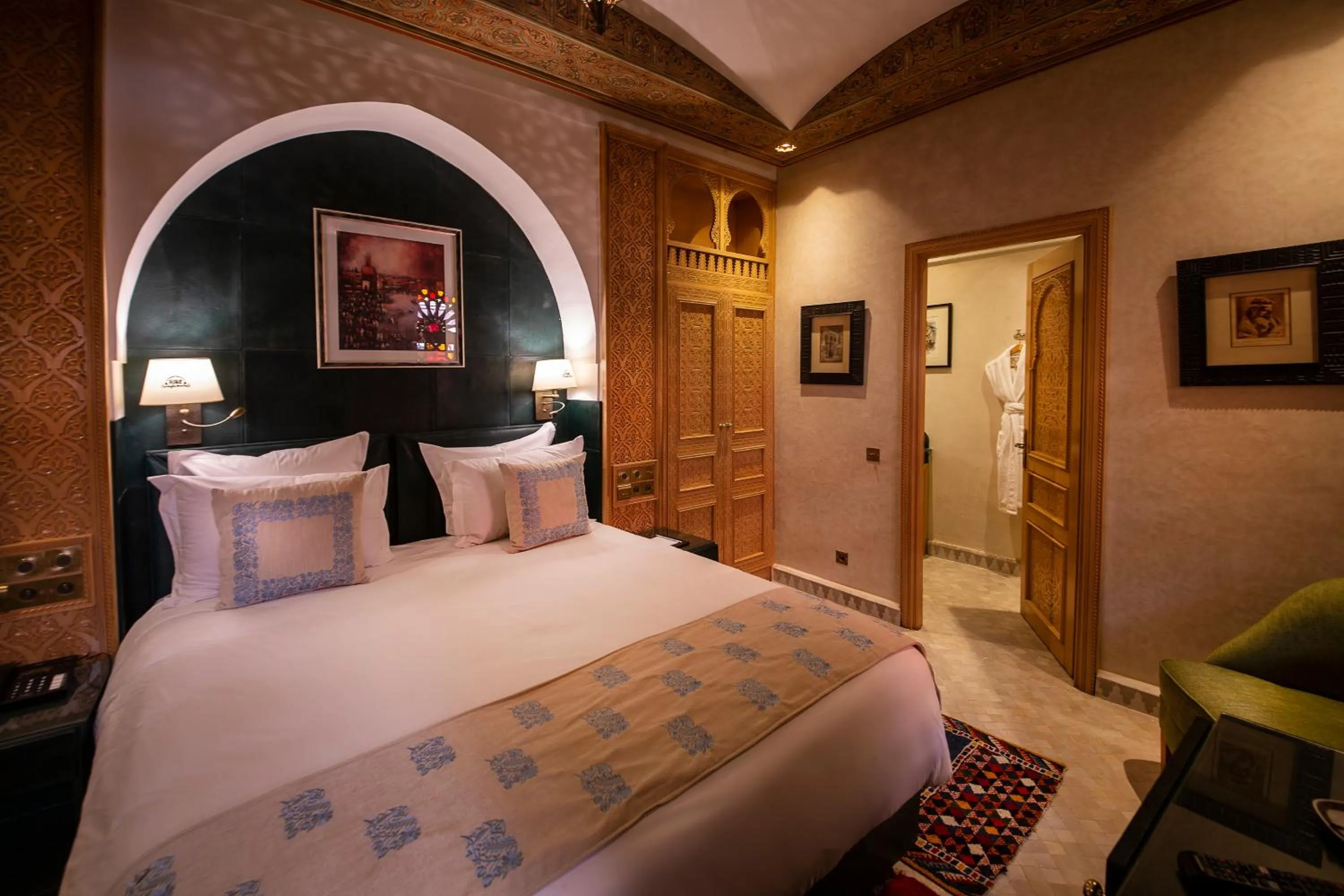 Bed in Elegancia Riad Boutique & SPA