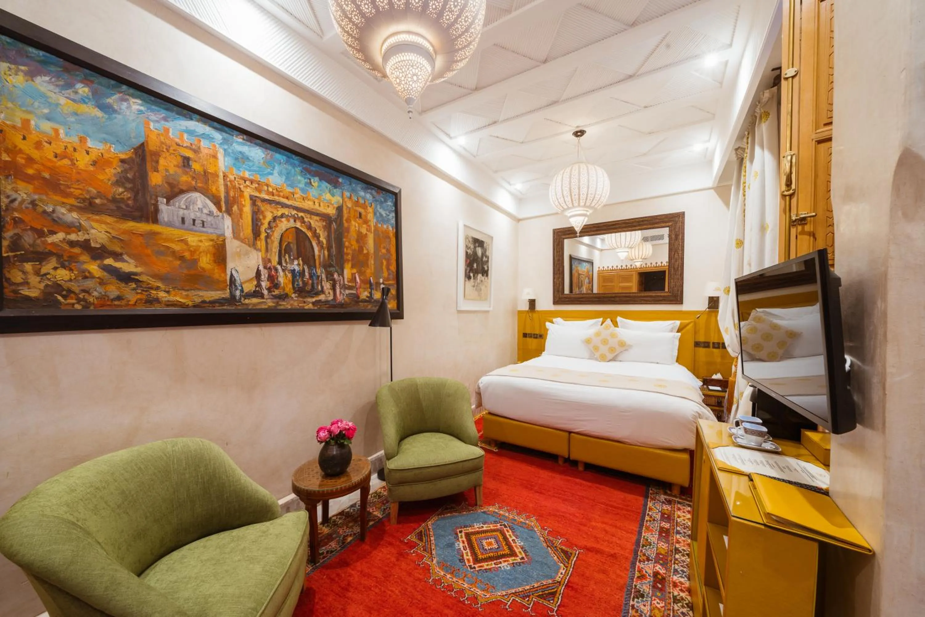 Photo of the whole room, Bed in Elegancia Riad Boutique & SPA