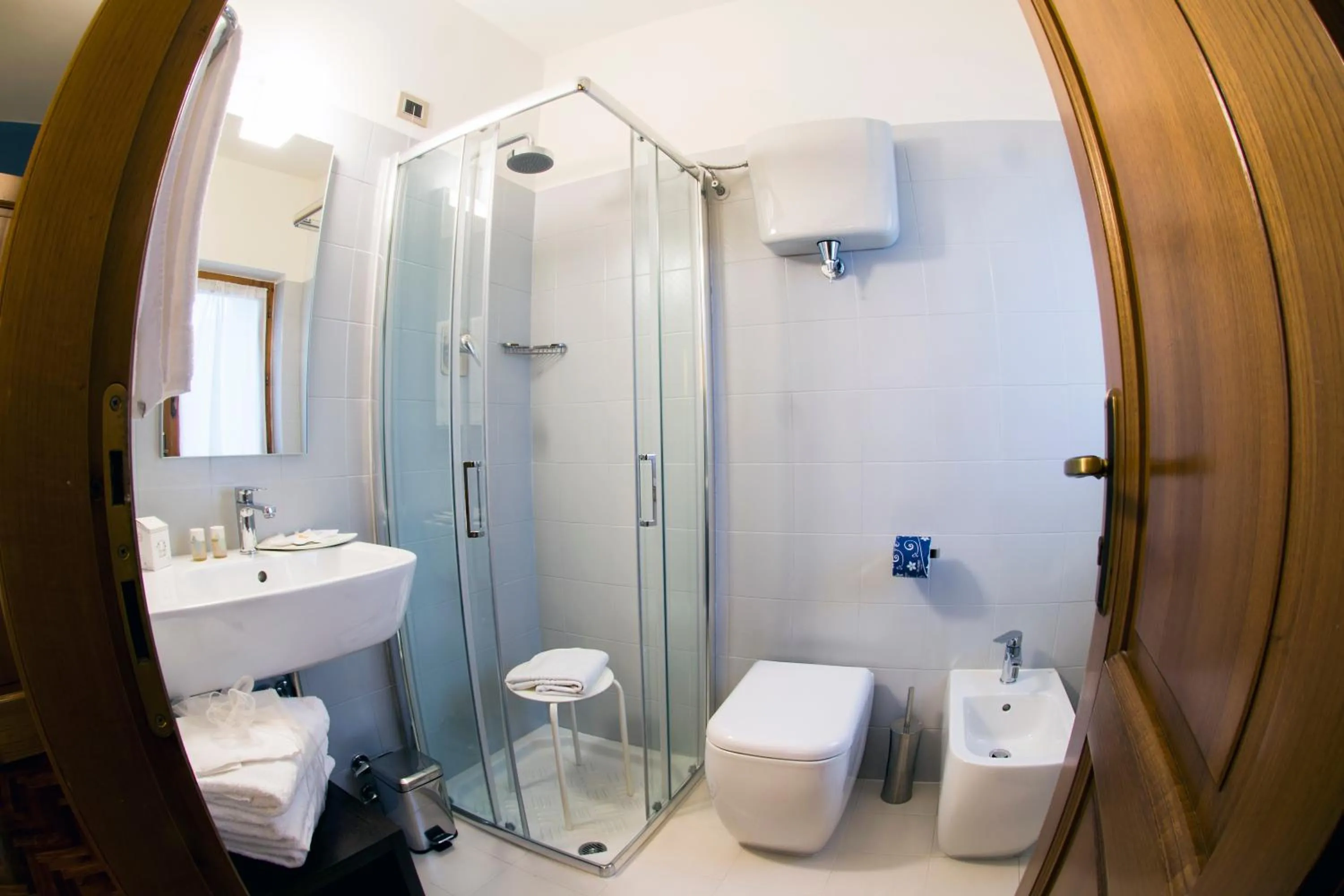 Bathroom in Locanda Giustini