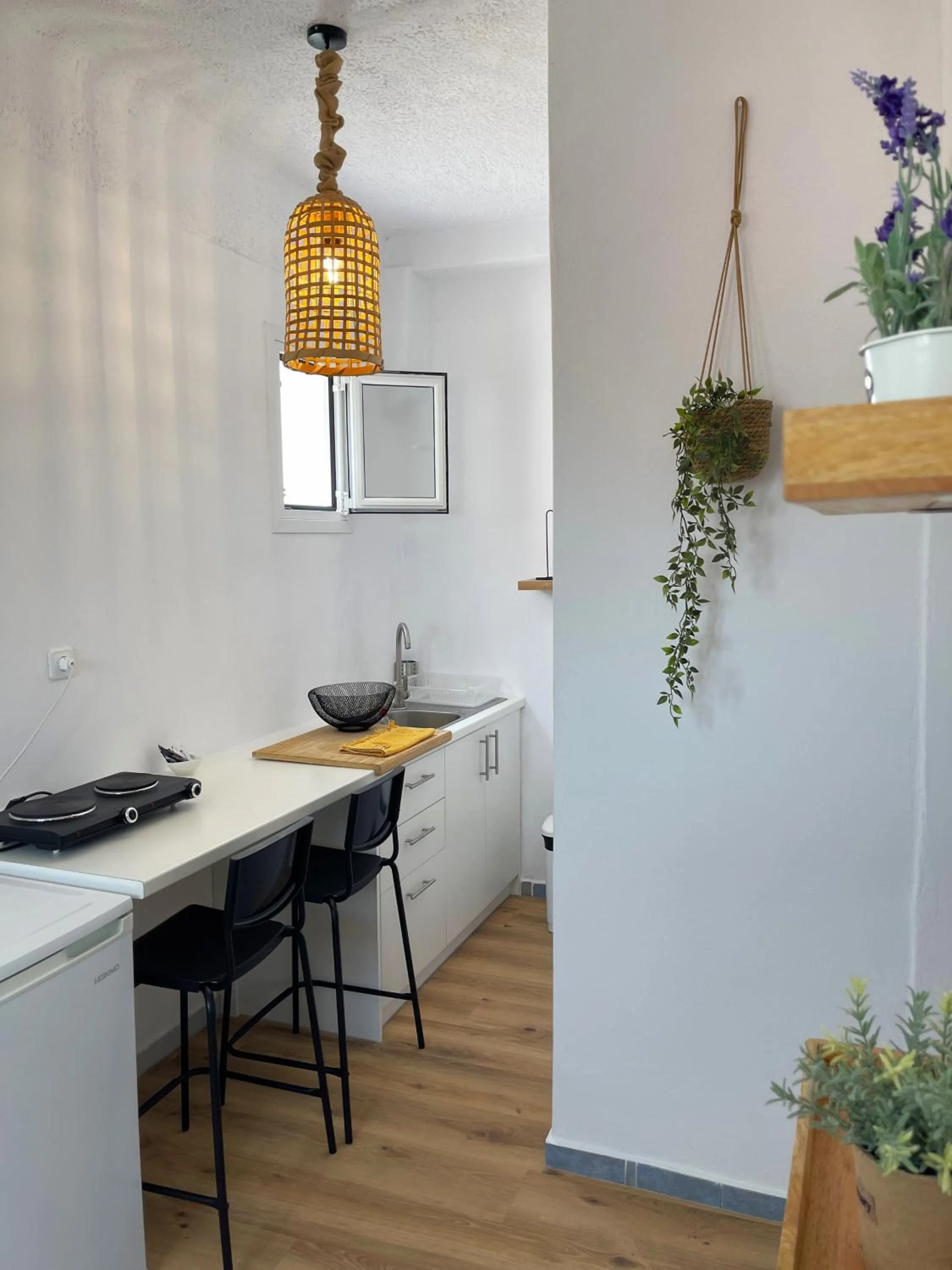 Kitchen or kitchenette in Adonis Hotel Studios & Apartments