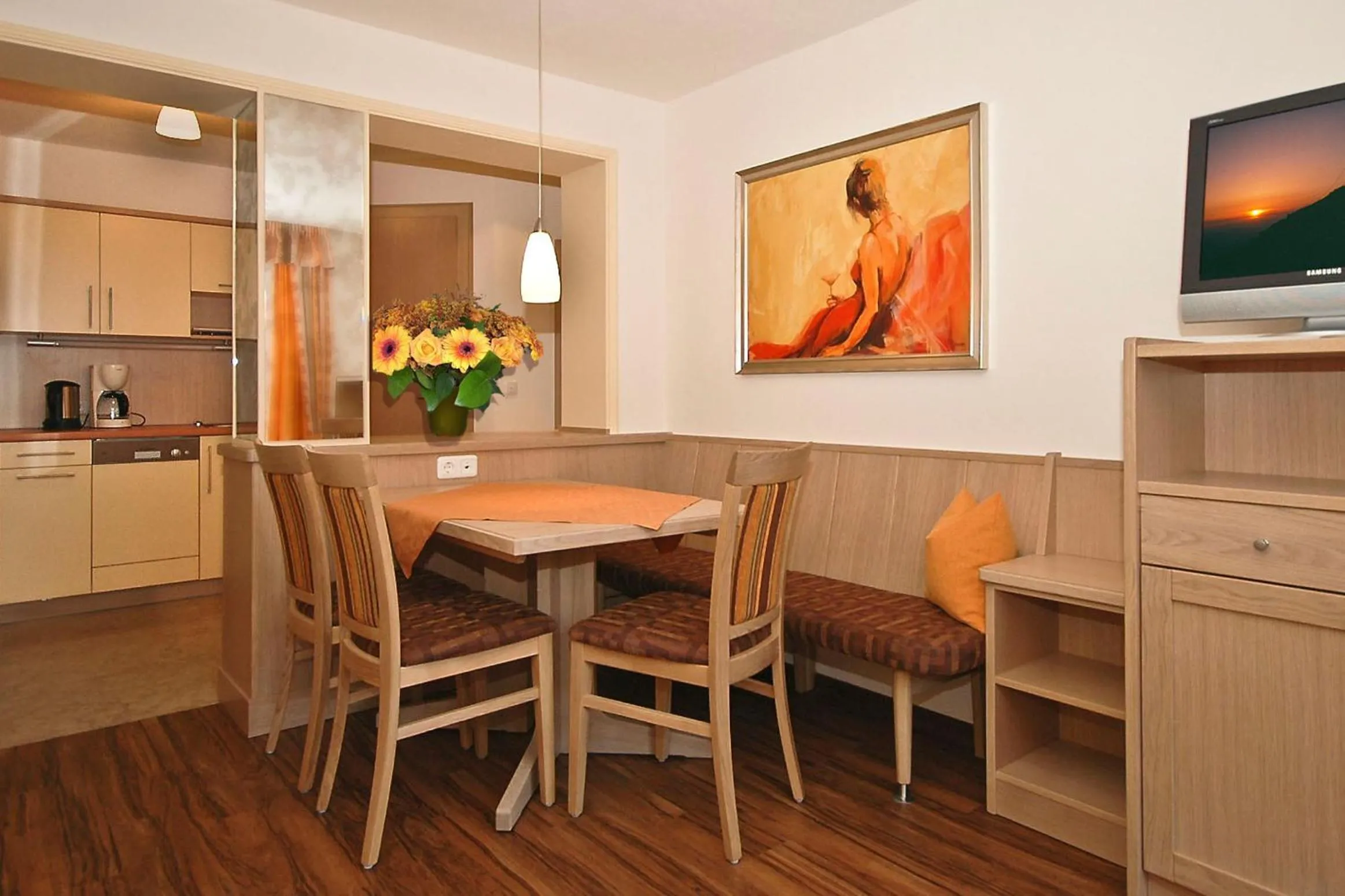 Living room in Appart & Hotel Garni Villa Knauer