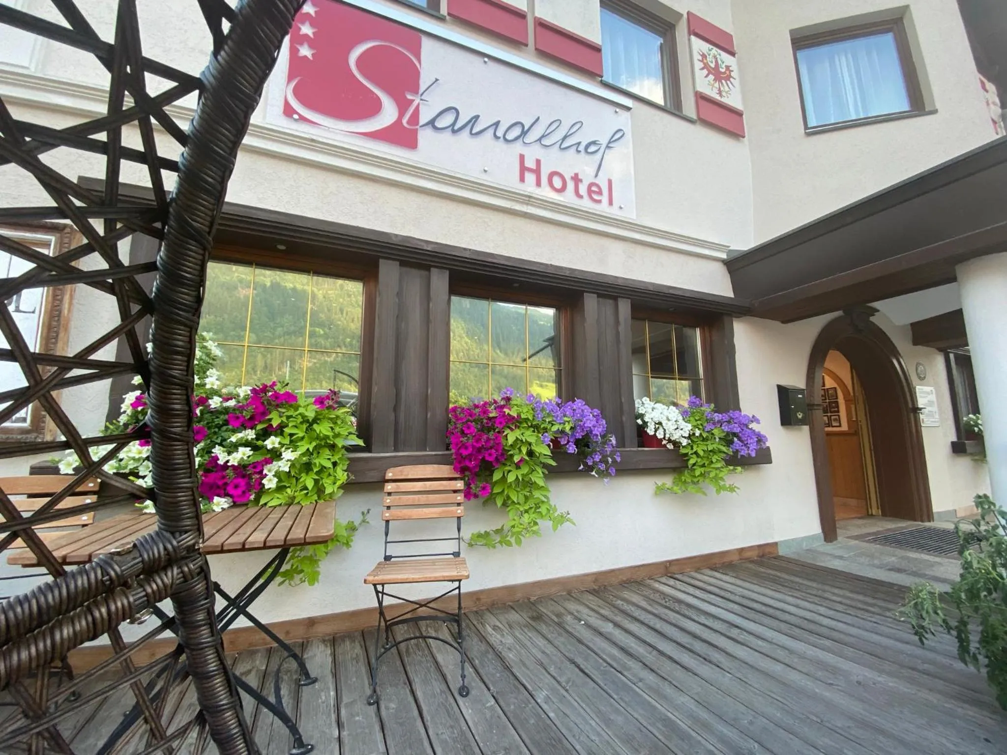 Property building in Hotel Standlhof Zillertal
