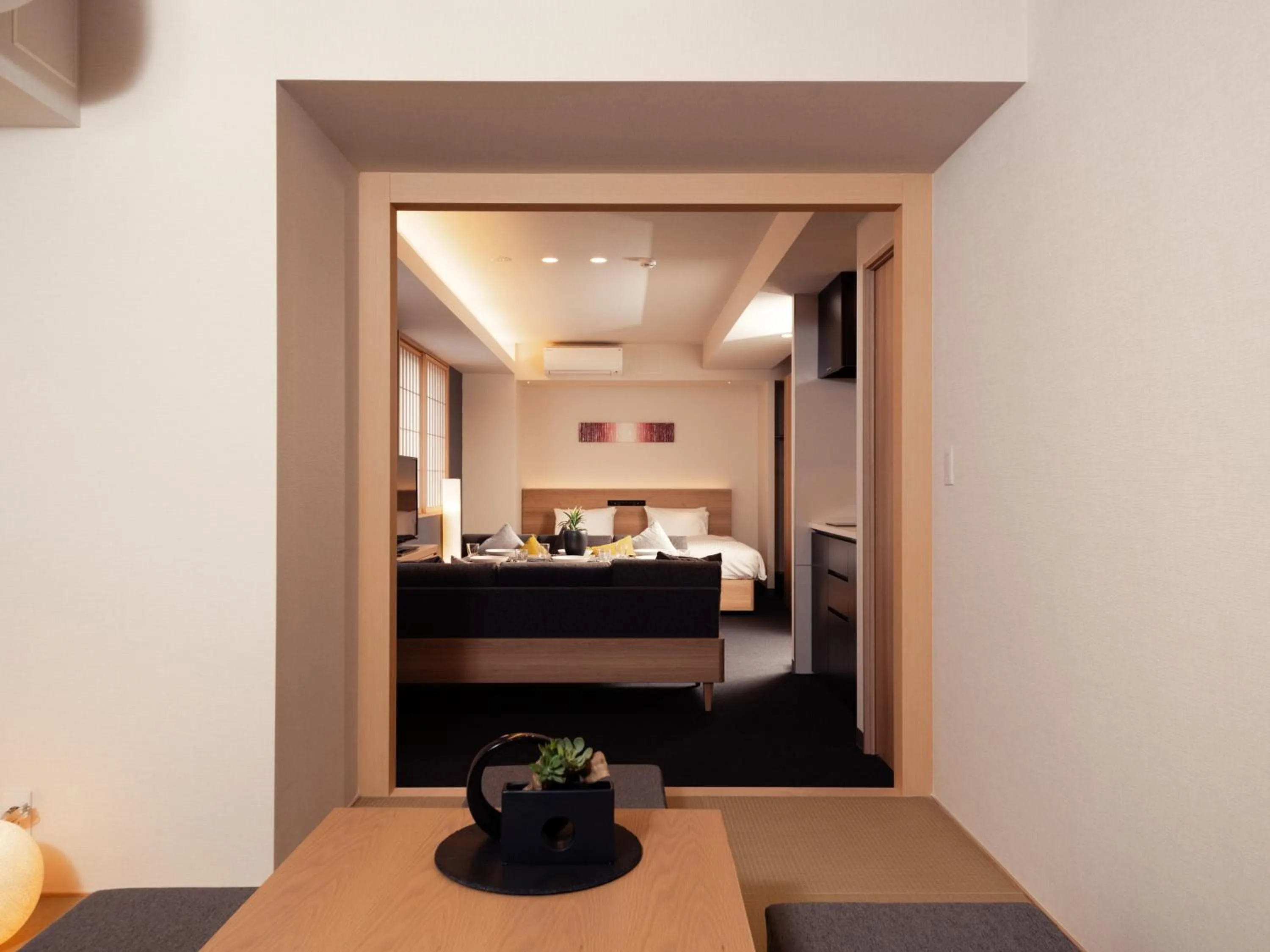 Living room in MIMARU Tokyo Hatchobori