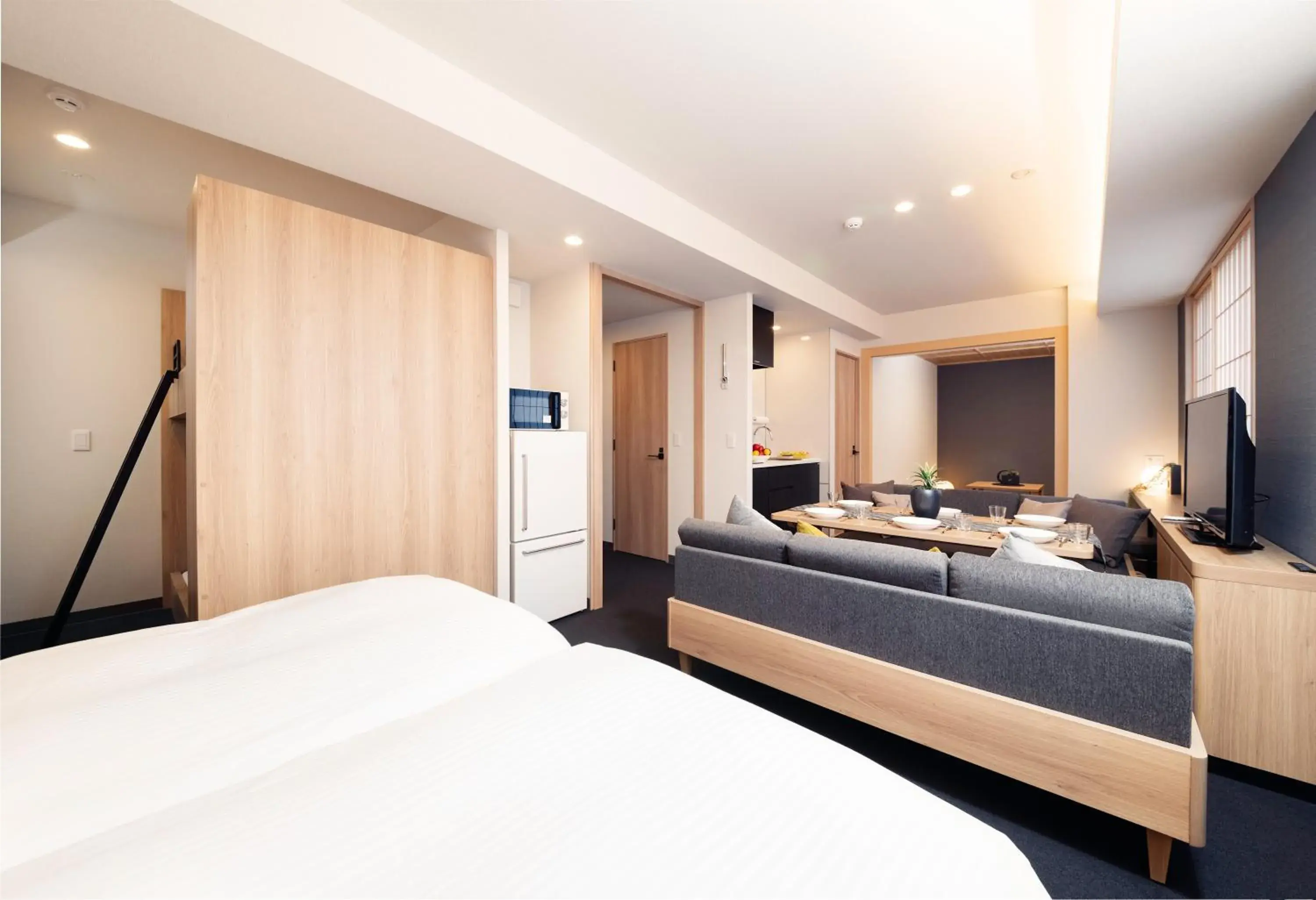 Bed in MIMARU Tokyo Hatchobori Bed in MIMARU Tokyo Hatchobori