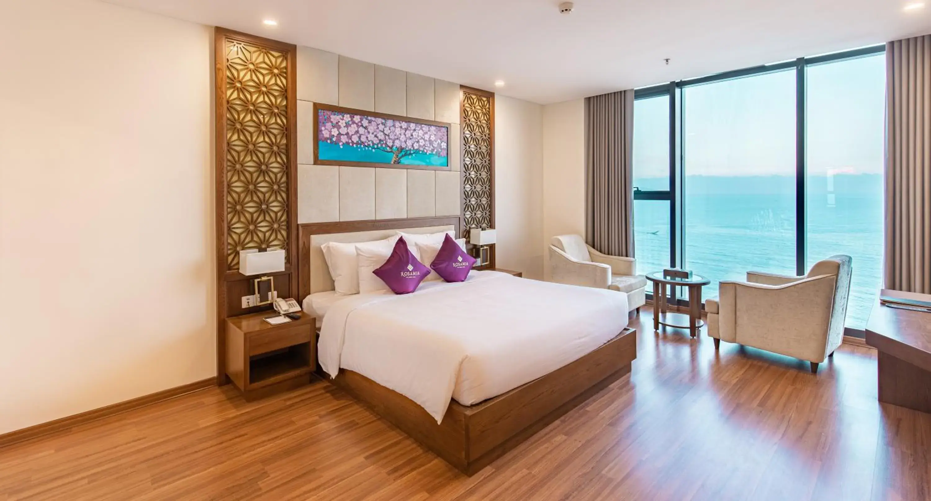 Bedroom, Bed in Rosamia Da Nang Hotel Bedroom, Bed in Rosamia Da Nang Hotel