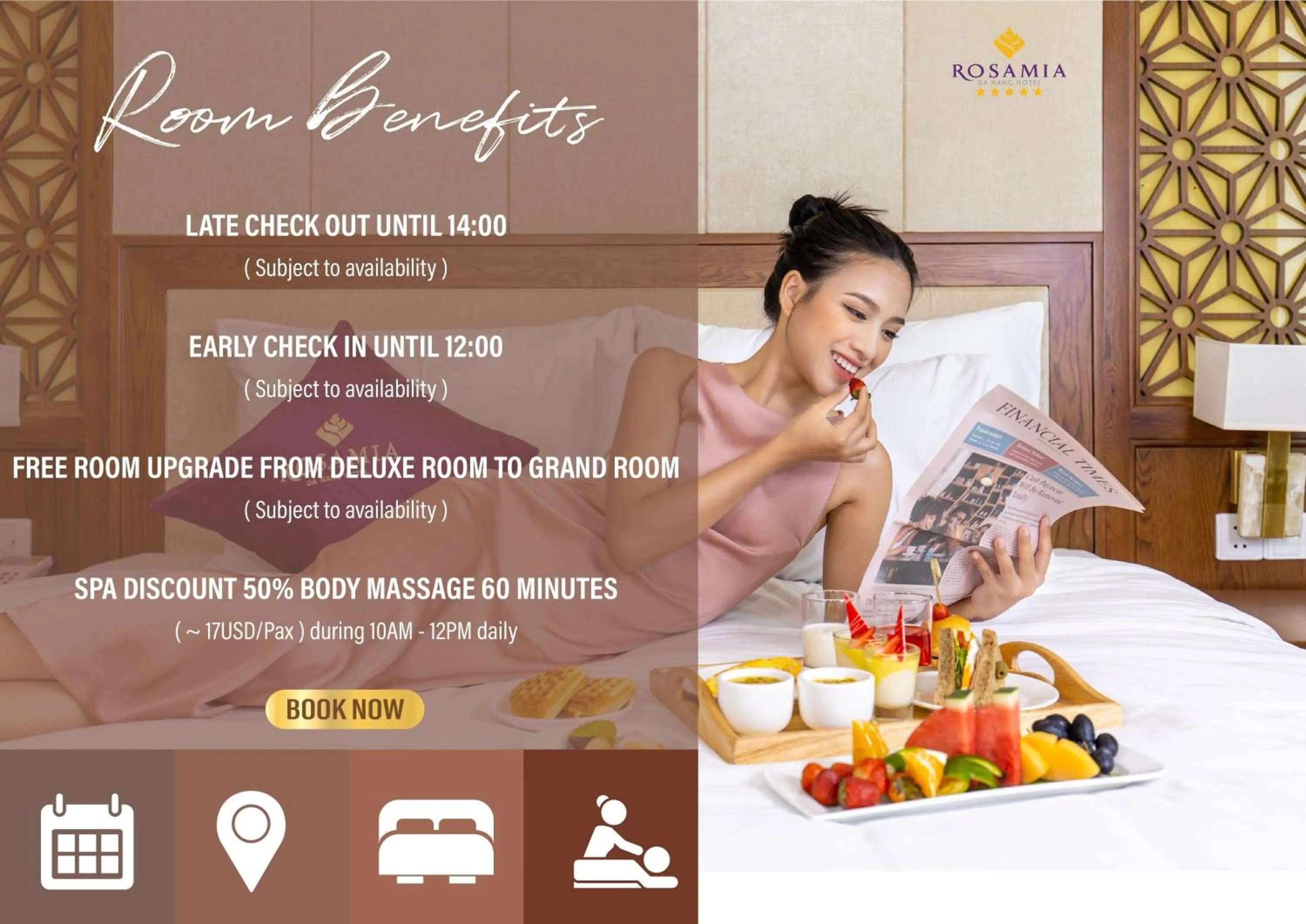 room service in Rosamia Da Nang Hotel