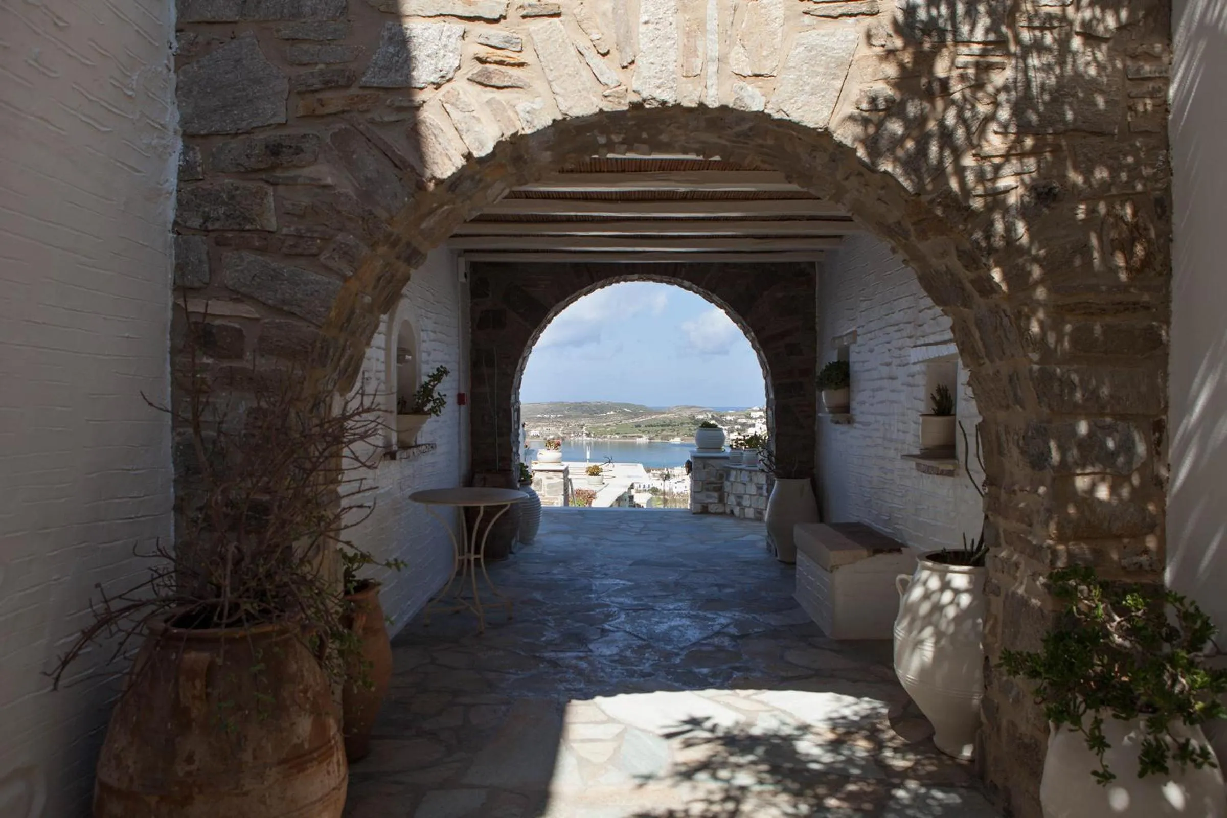 Patio in Sunset View Hotel