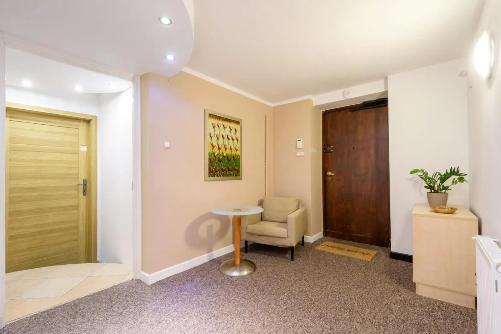 Seating area in 404 Rooms Wilanowska