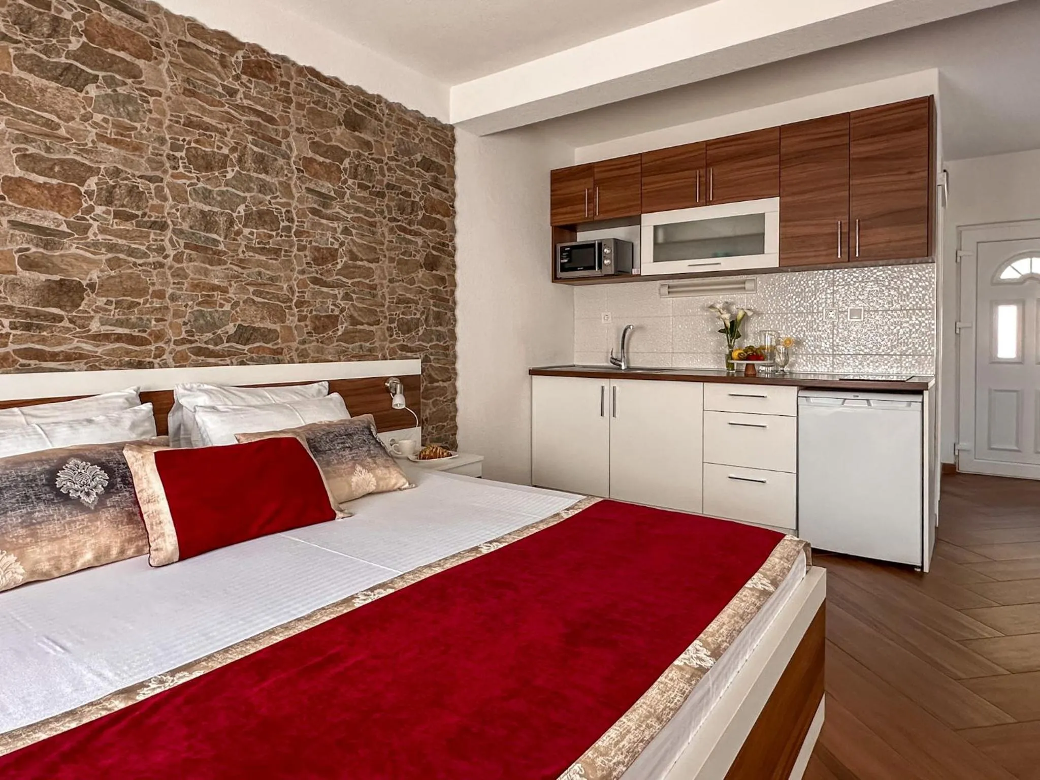 Bed in Apartments Stella del Mare
