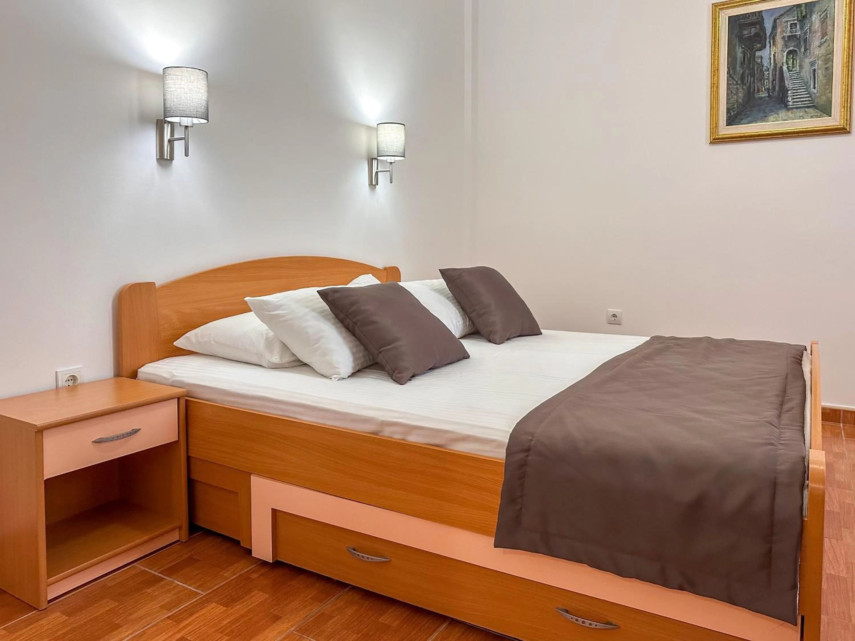 Bed in Apartments Stella del Mare