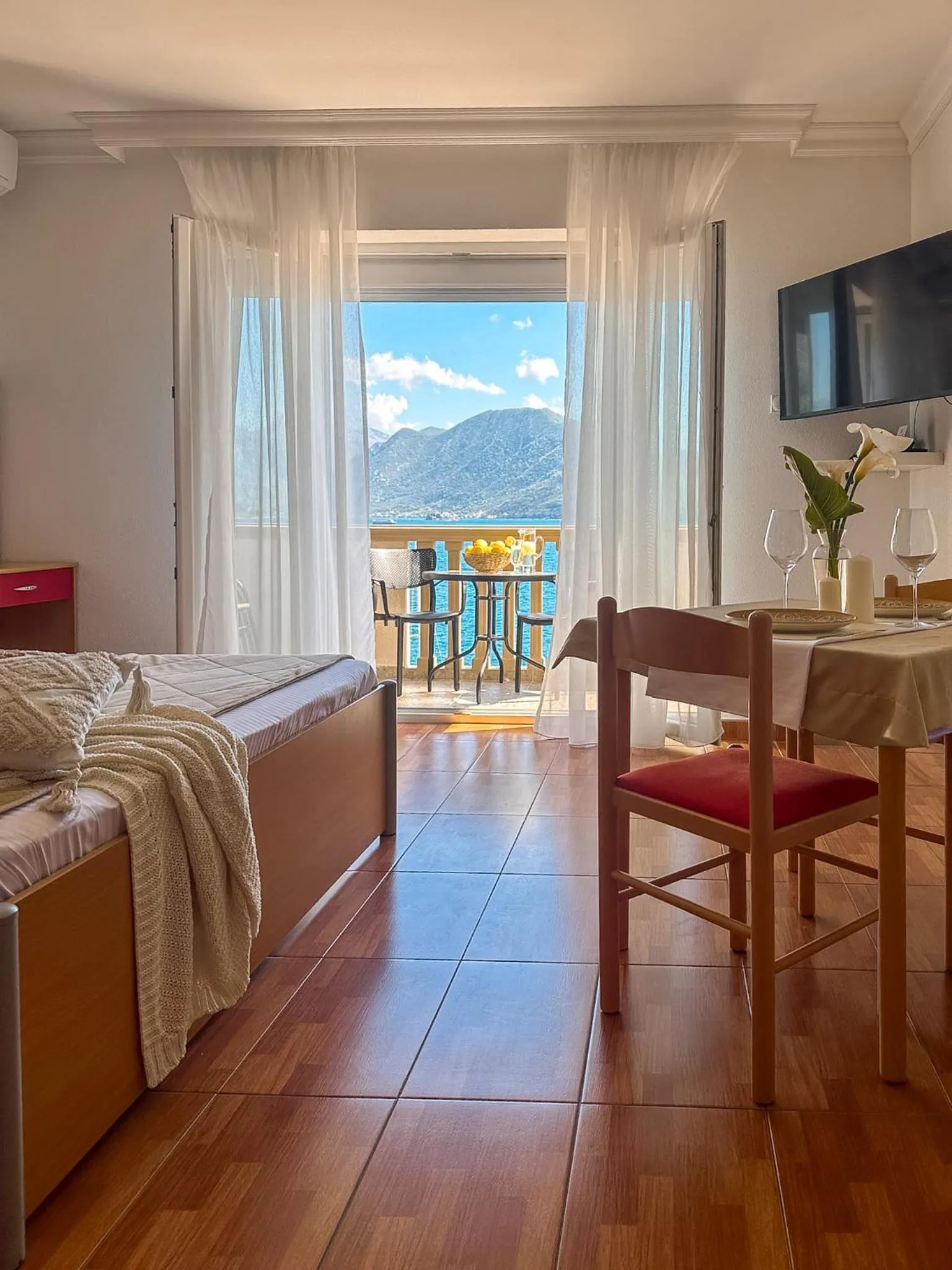 Bed in Apartments Stella del Mare