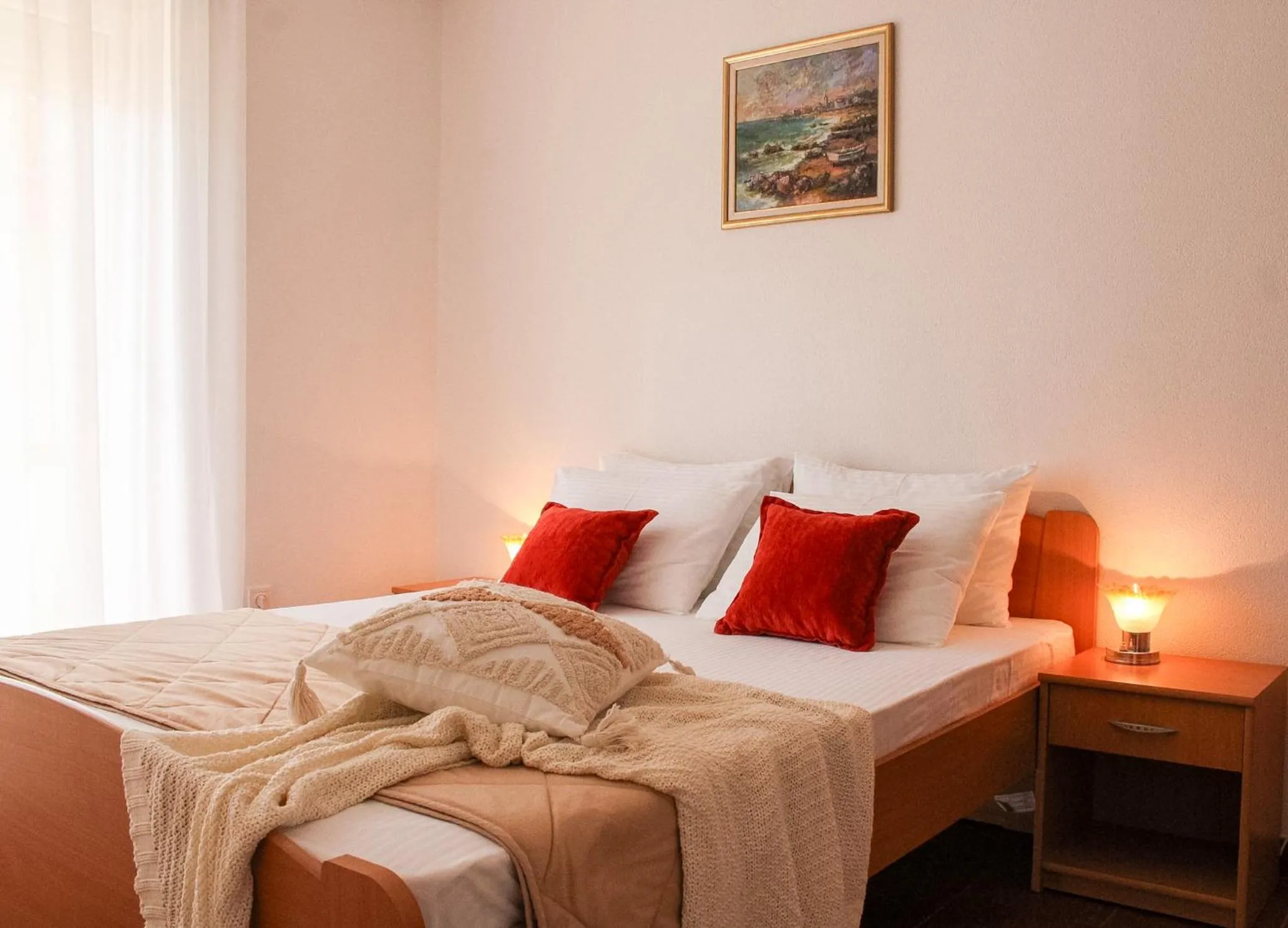 Bed in Apartments Stella del Mare