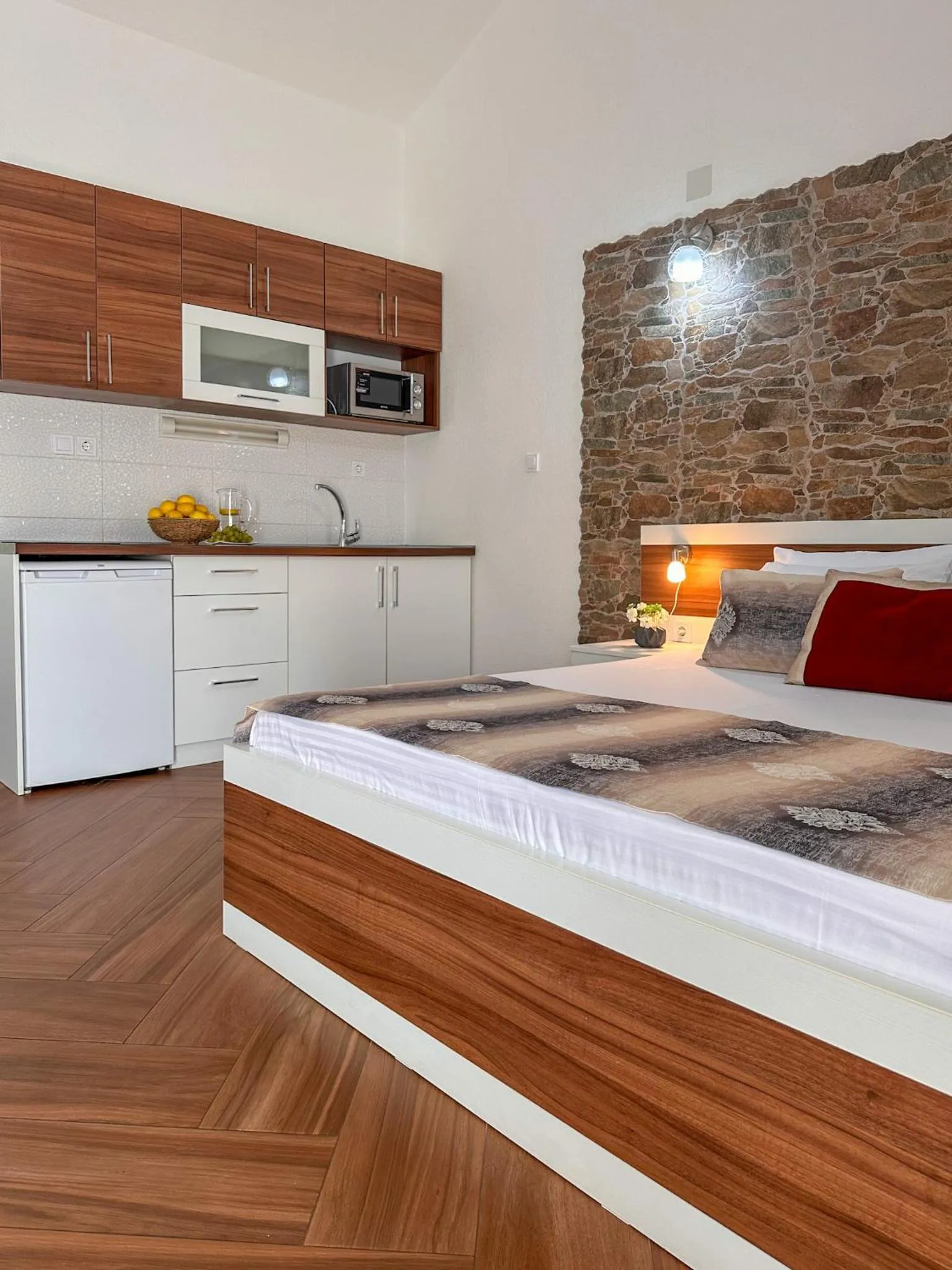 Bed in Apartments Stella del Mare