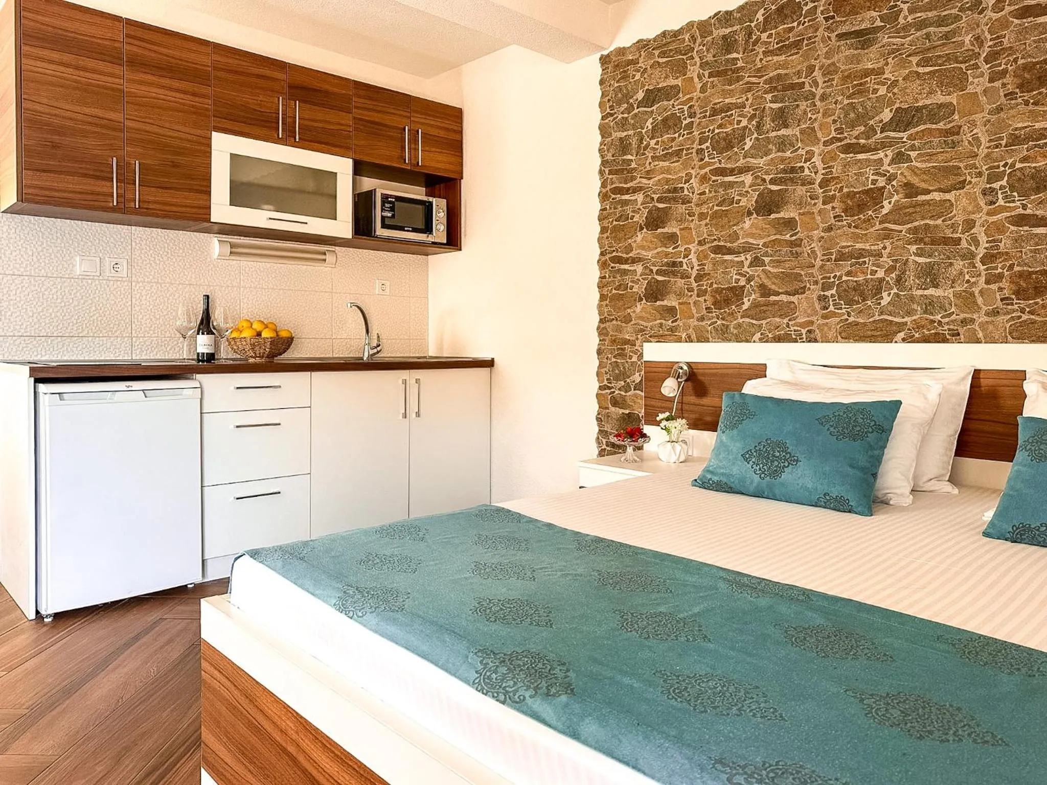 Bed in Apartments Stella del Mare