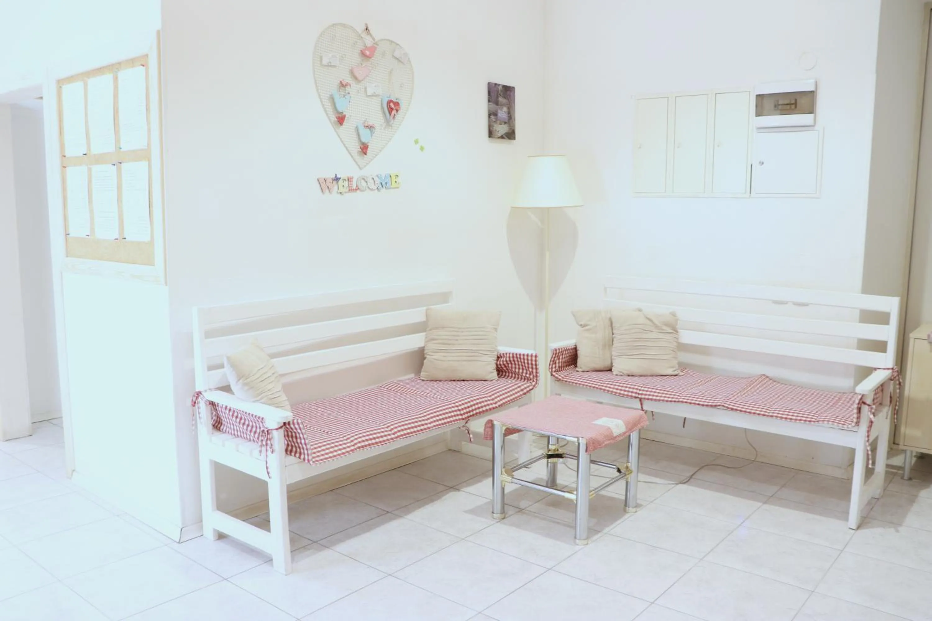 Communal lounge/ TV room in Maison Blanche Kyiv city center