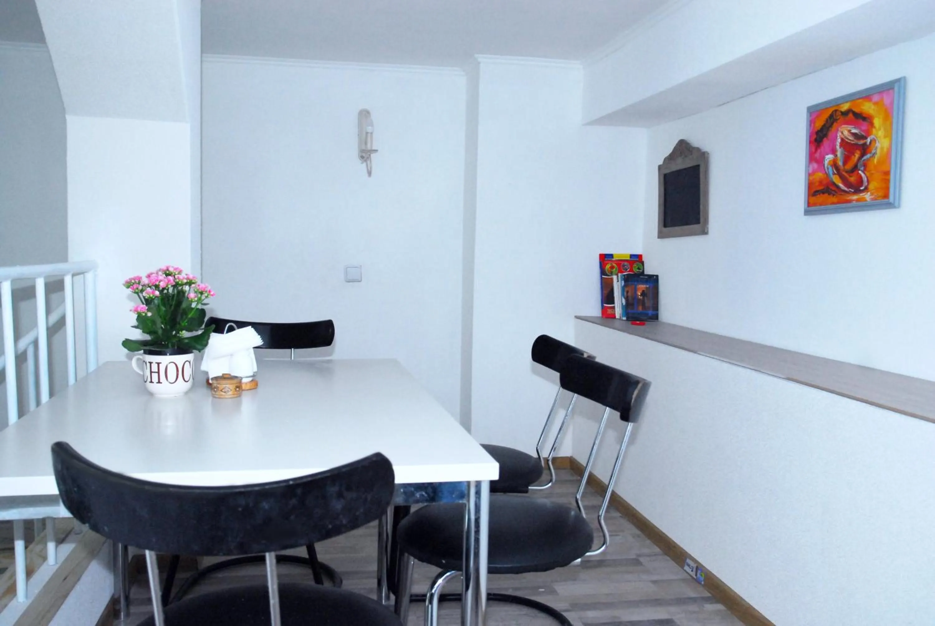 Communal kitchen in Maison Blanche Kyiv city center