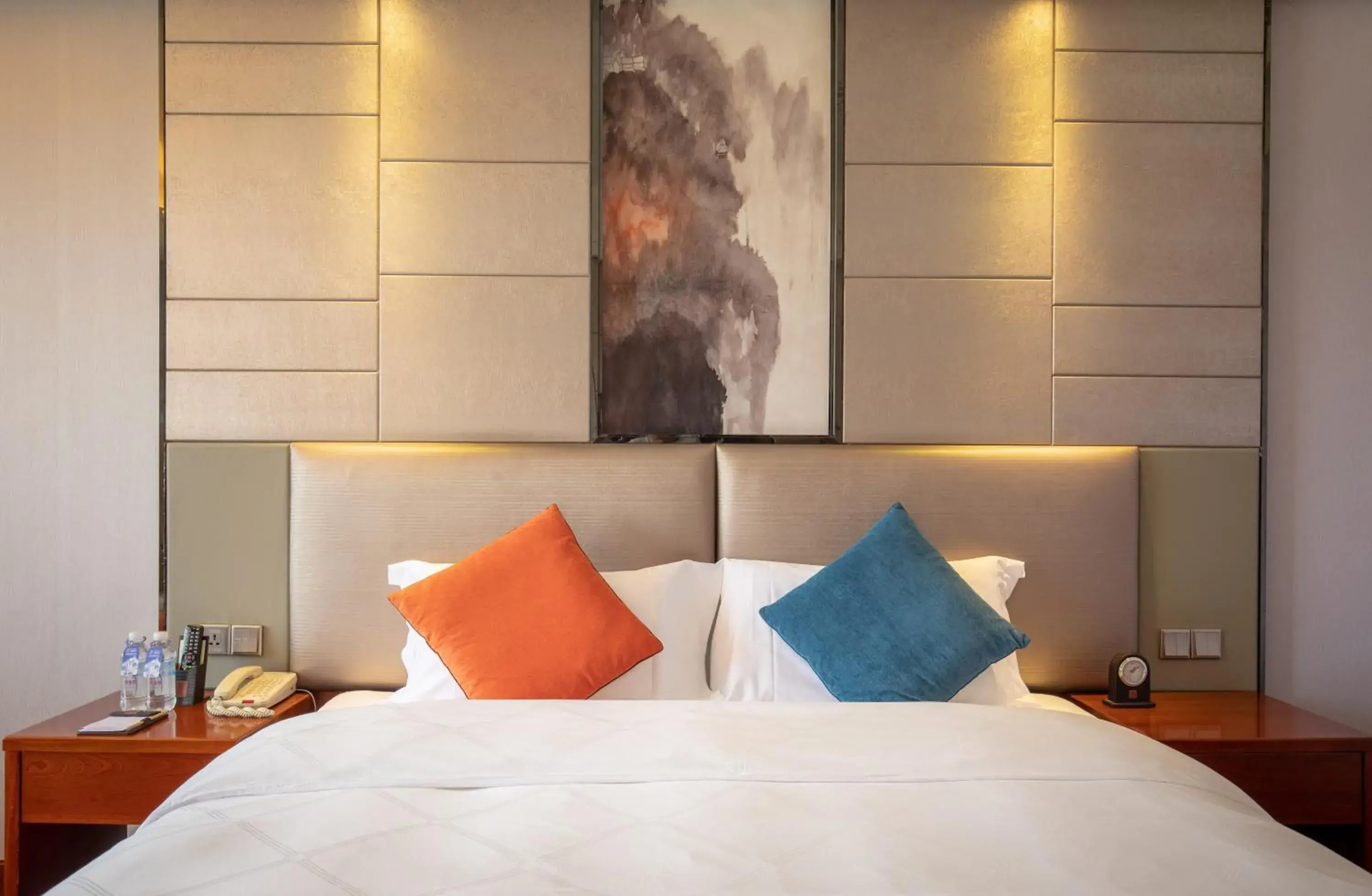 Bed in Zhangjiajie Huatian Hotel Bed in Zhangjiajie Huatian Hotel