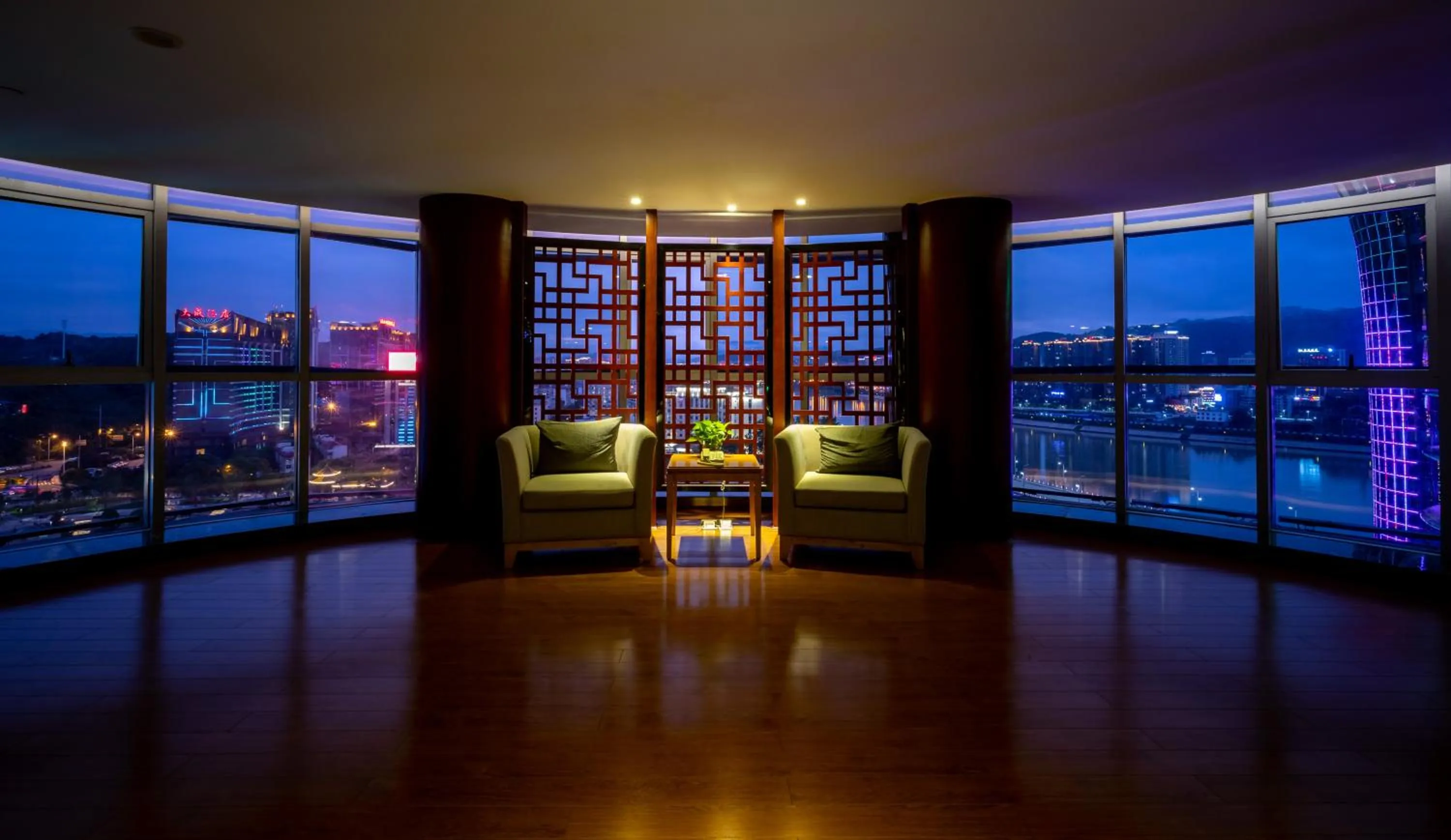 Balcony/Terrace in Zhangjiajie Huatian Hotel
