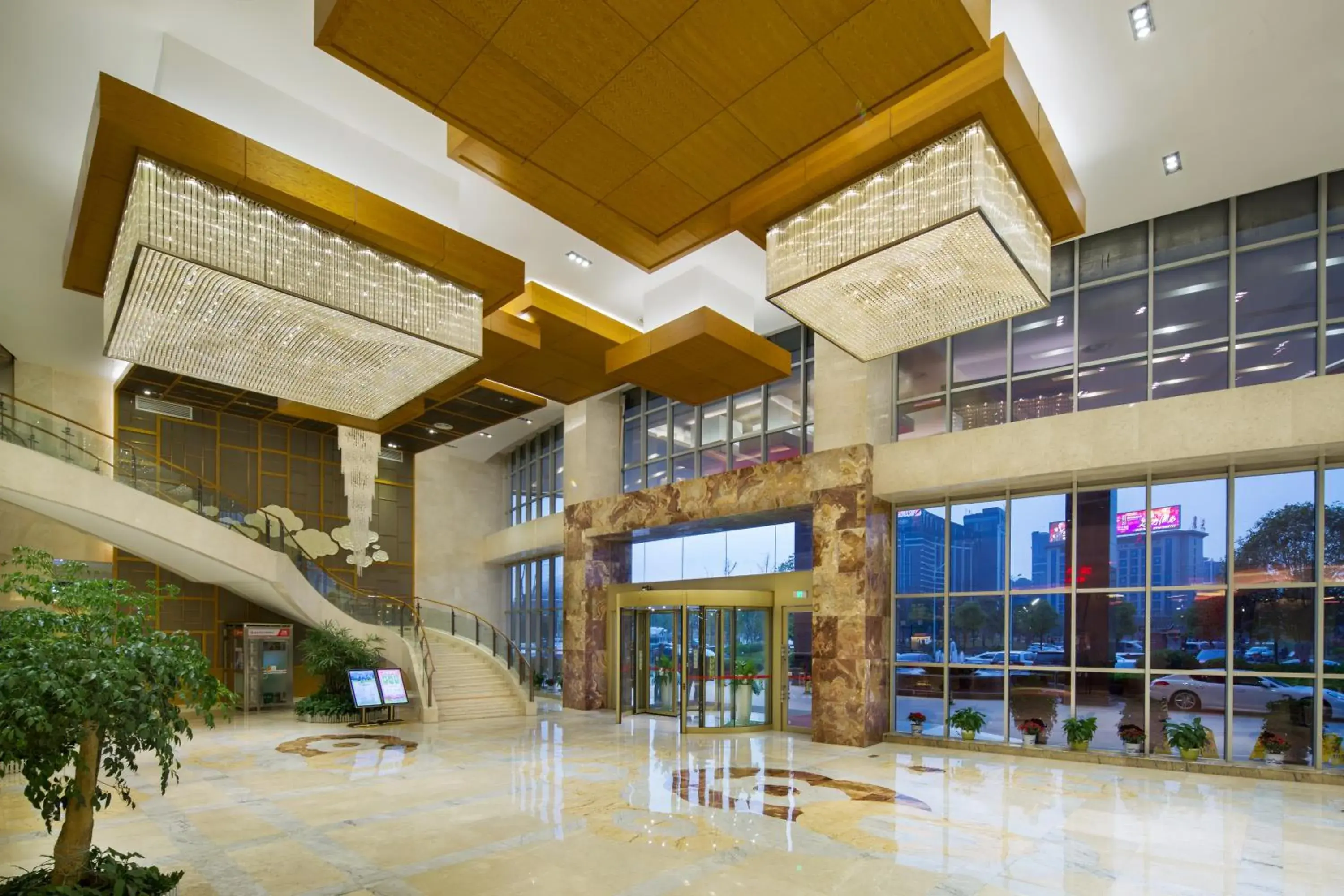 Lobby or reception in Zhangjiajie Huatian Hotel Lobby or reception in Zhangjiajie Huatian Hotel