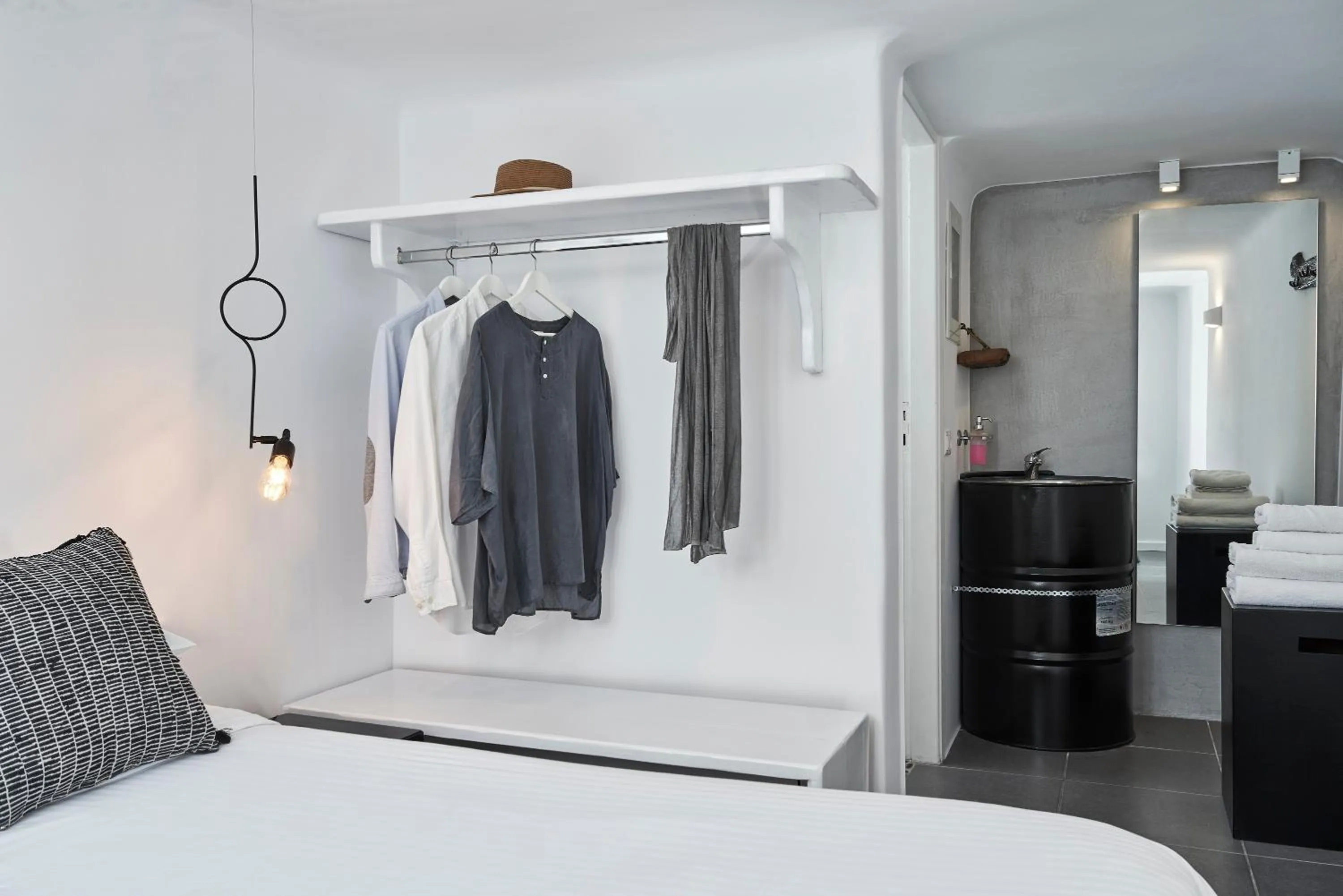 Decorative detail, Bed in Almyra Guest Houses