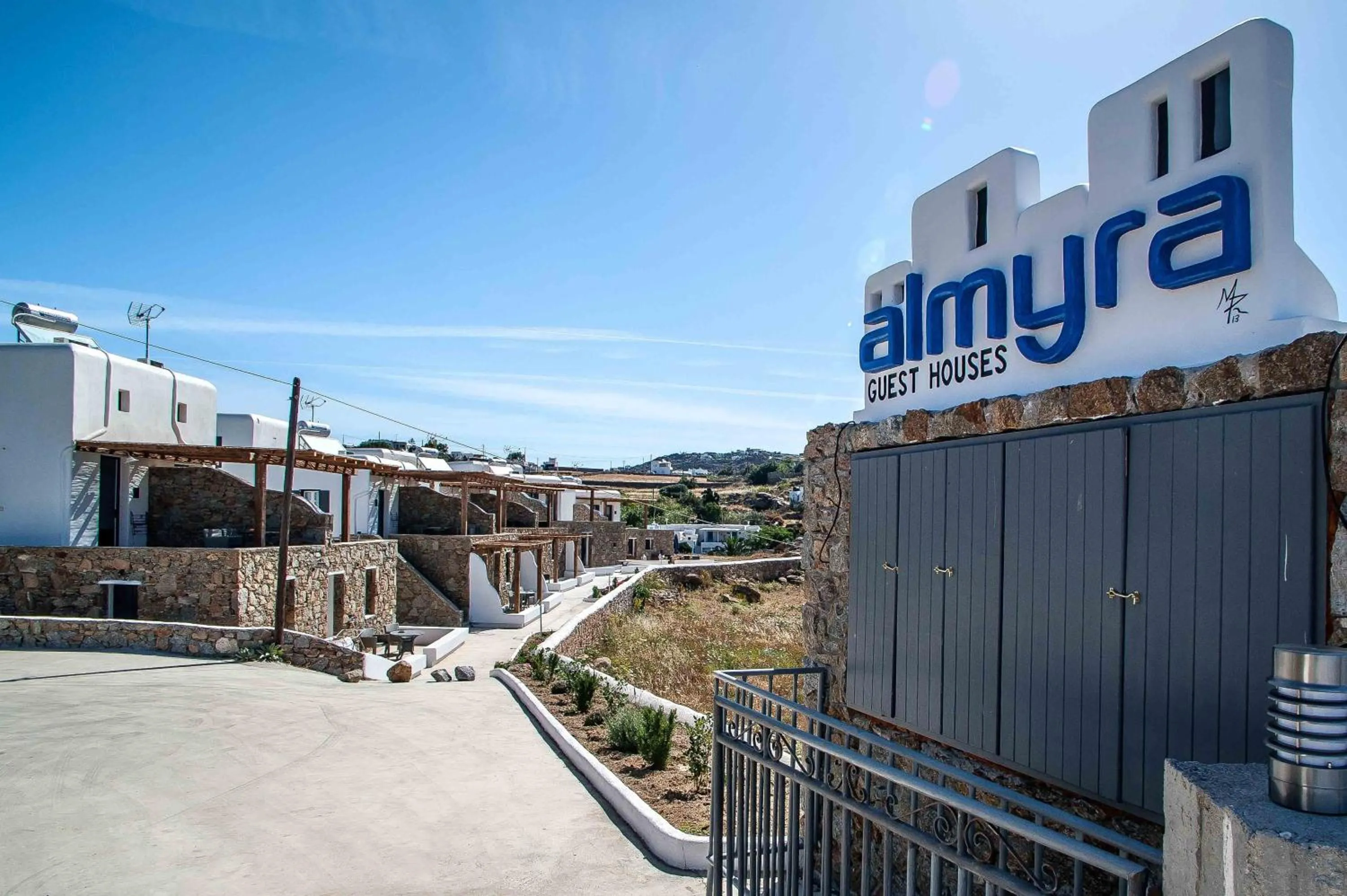 Facade/entrance in Almyra Guest Houses