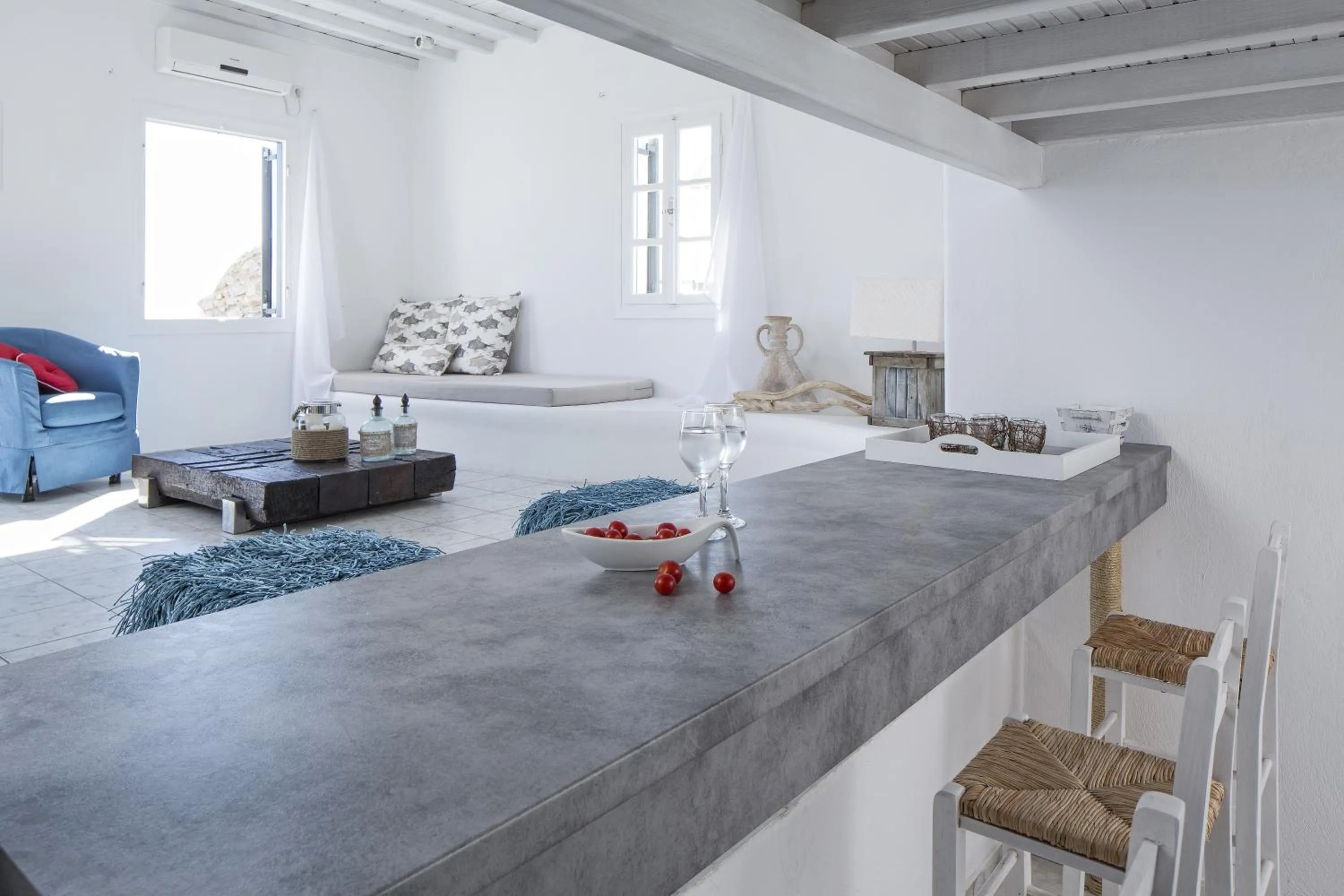 Living room in Almyra Guest Houses