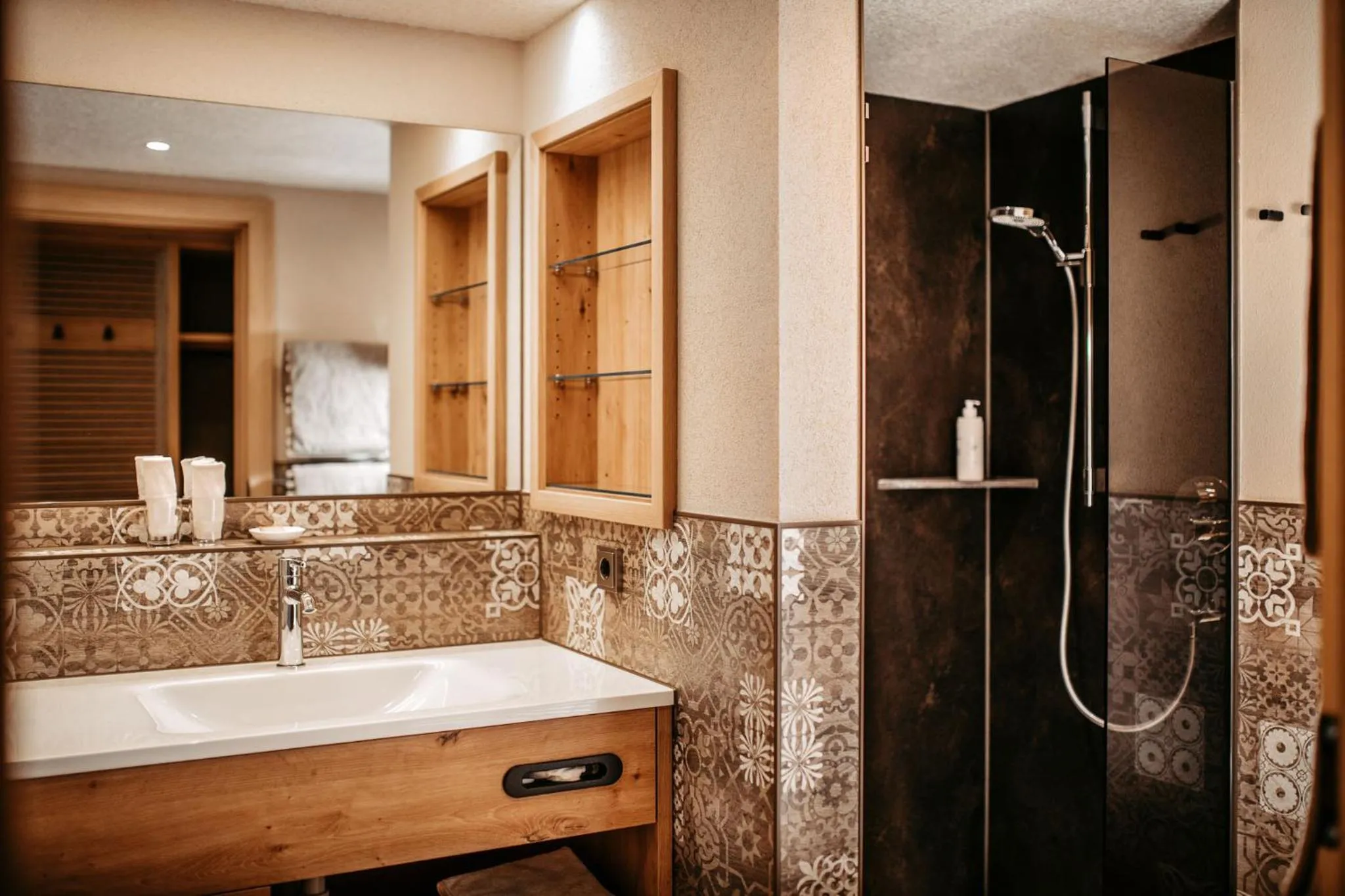 Shower in Hotel Leitner