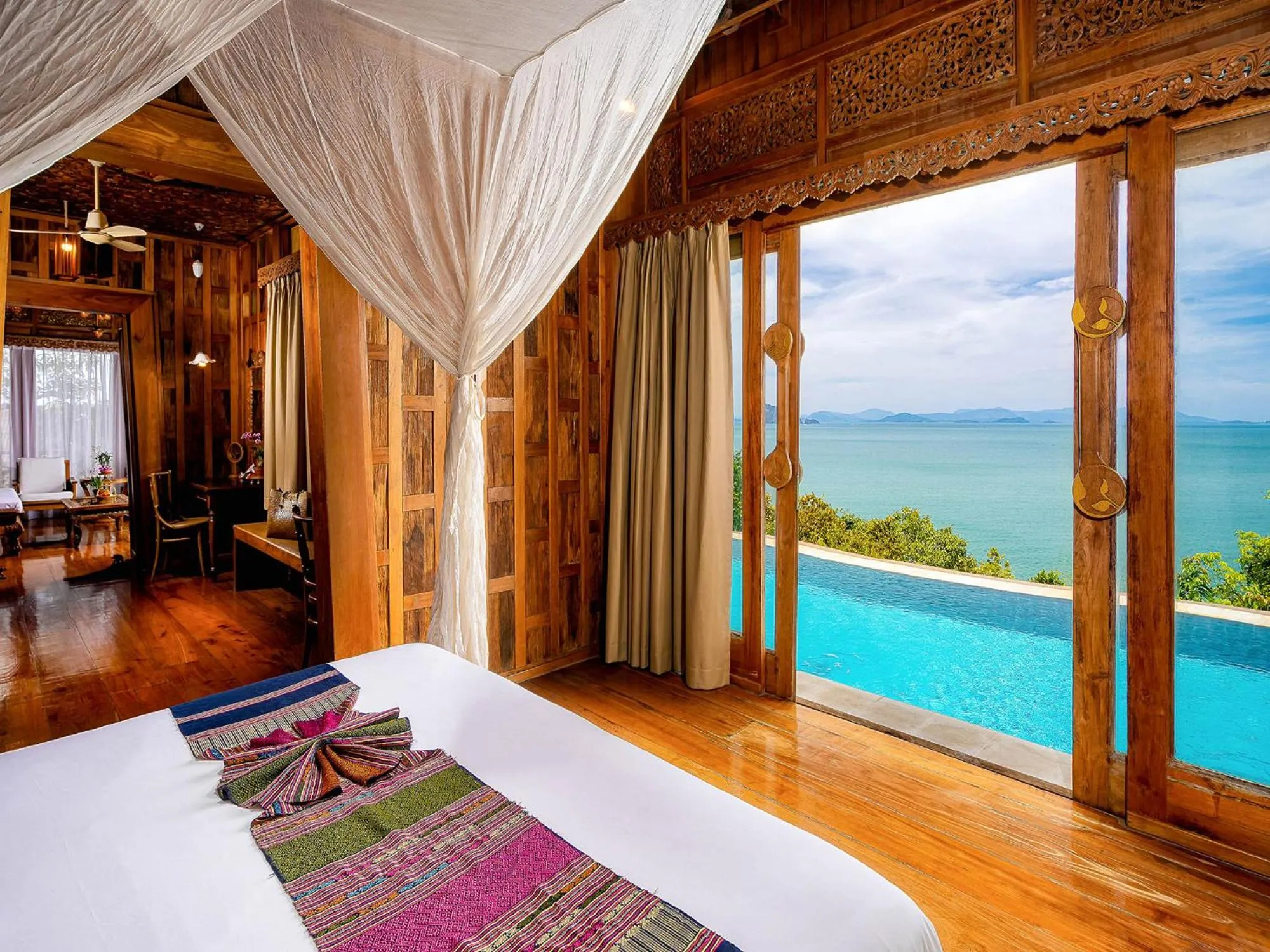 Bedroom, Bed in Santhiya Koh Yao Yai Resort & Spa - Compulsory Join Santhiya Speedboat from-to Ao Po Grand Marina at Phuket
