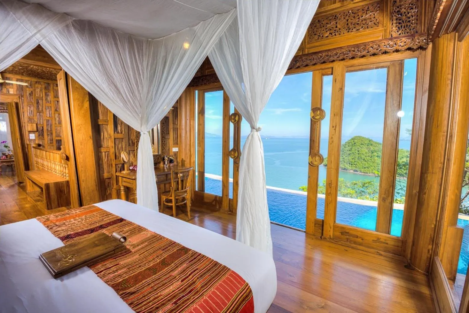 Bedroom, Bed in Santhiya Koh Yao Yai Resort & Spa - Compulsory Join Santhiya Speedboat from-to Ao Po Grand Marina at Phuket