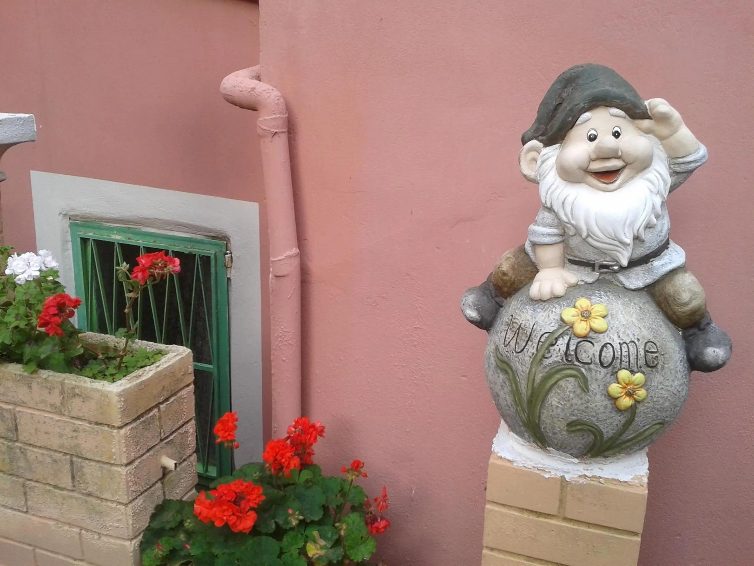 Decorative detail in Corfu Sunflower Apartments