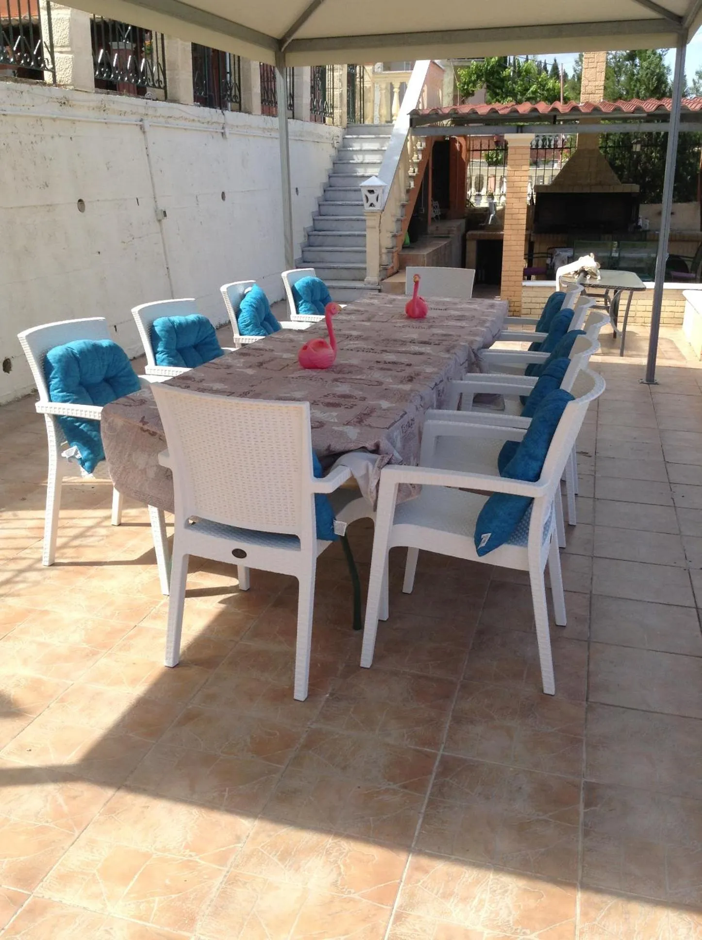BBQ facilities in Corfu Sunflower Apartments