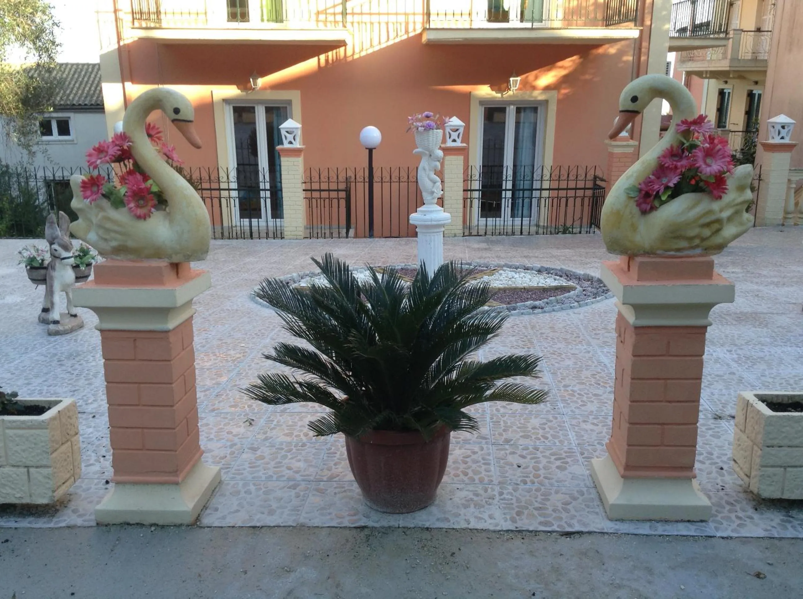 Garden in Corfu Sunflower Apartments