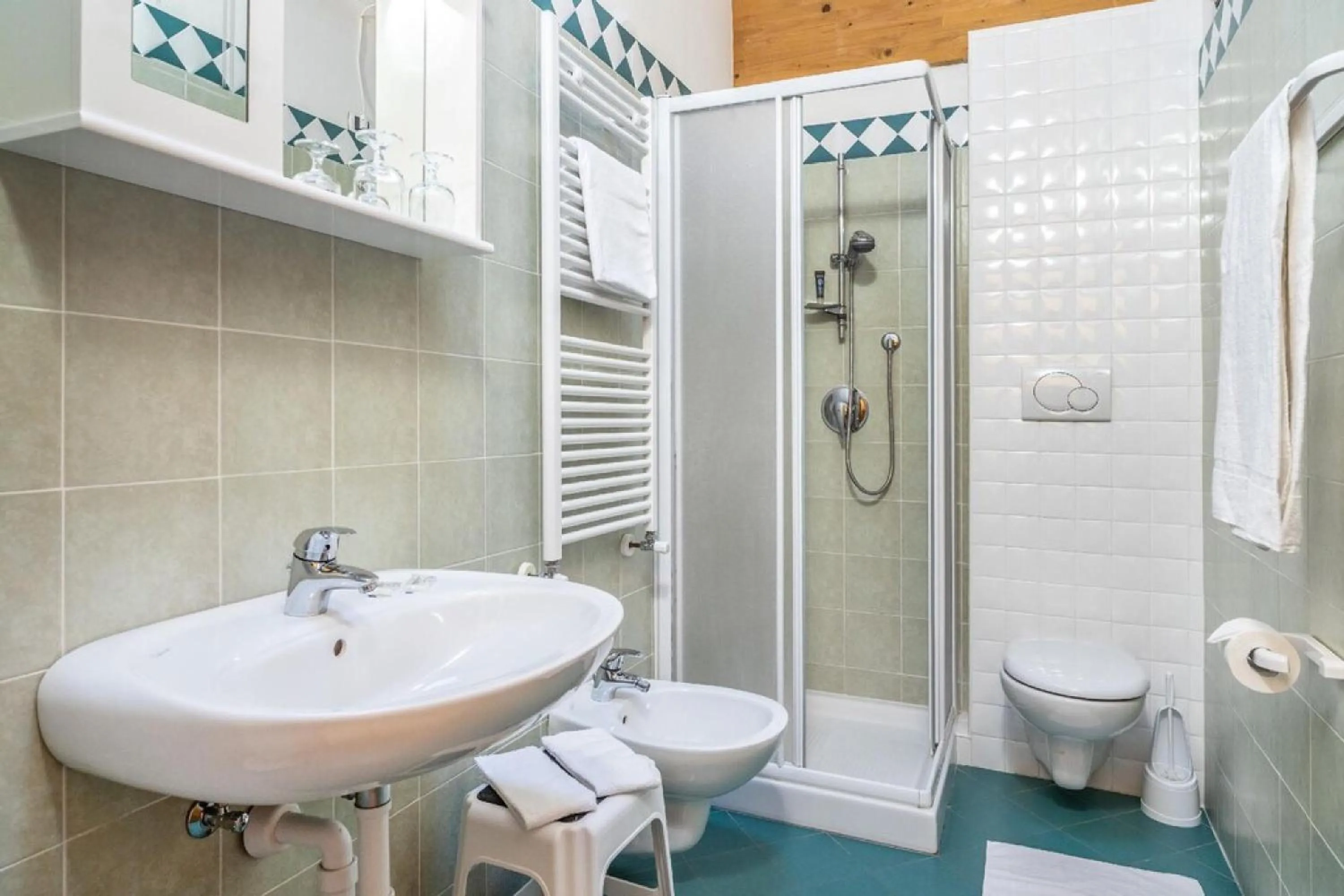 Bathroom in Hotel Garnì Maria