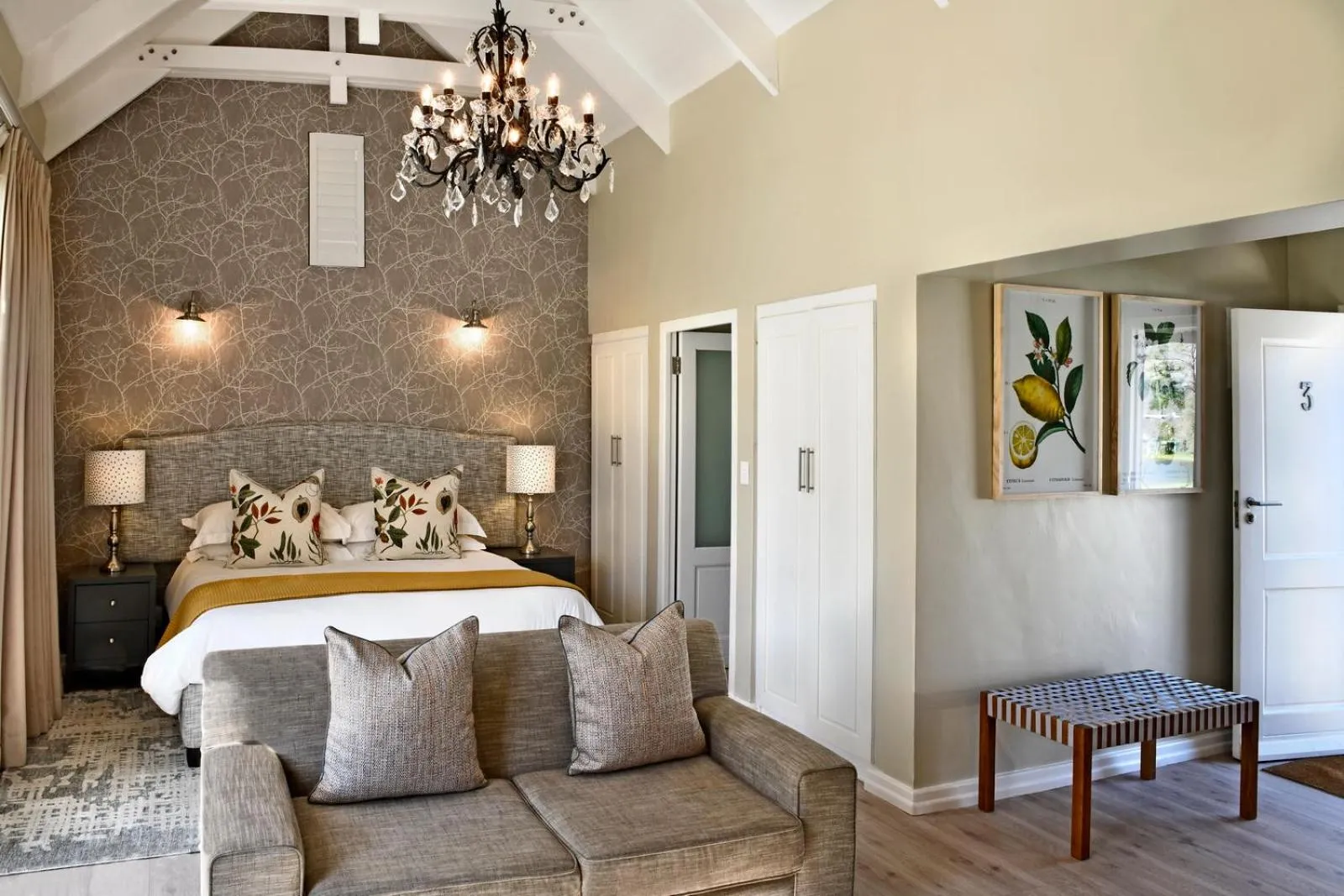 Bedroom in Lavender Farm Boutique Guest House