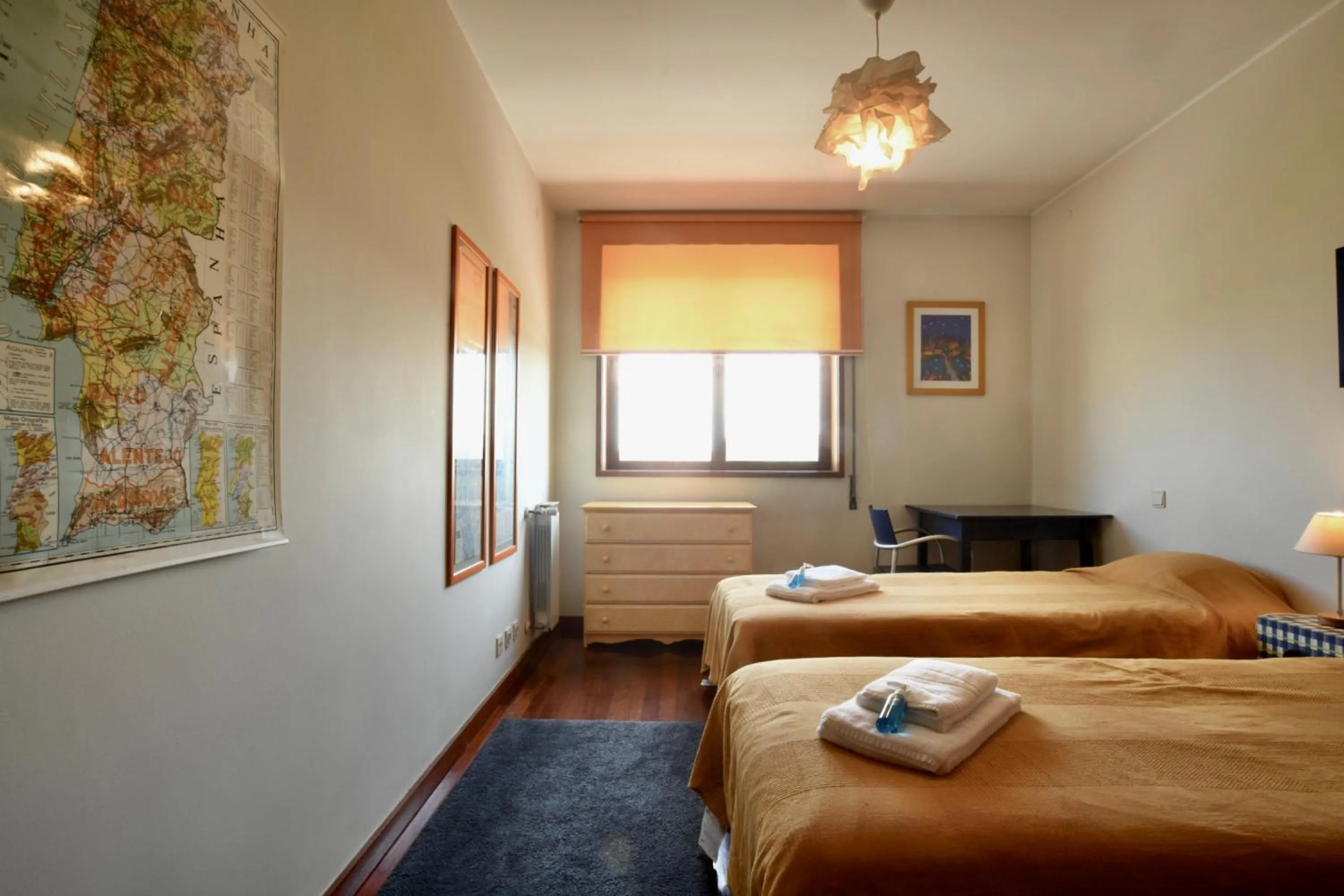 Bedroom, Bed in sunset@leçadapalmeira