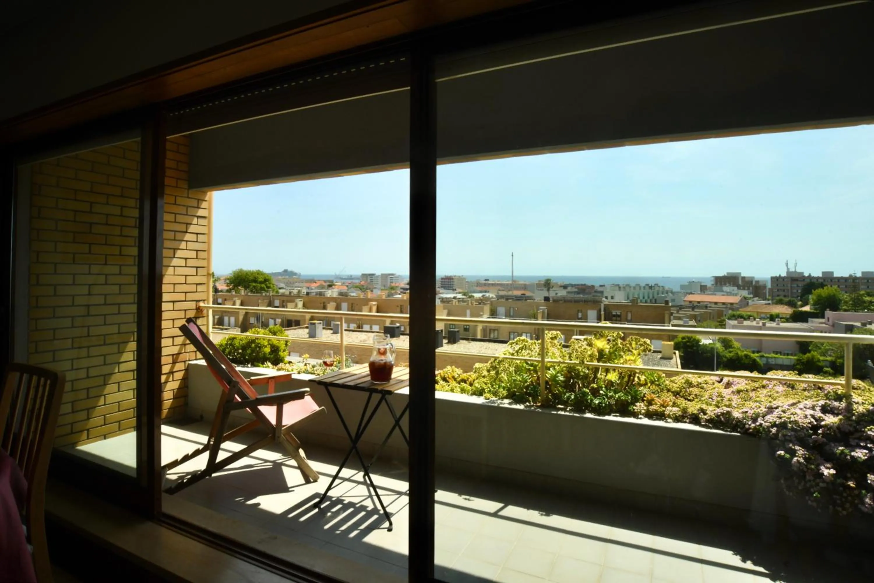 Balcony/Terrace in sunset@leçadapalmeira