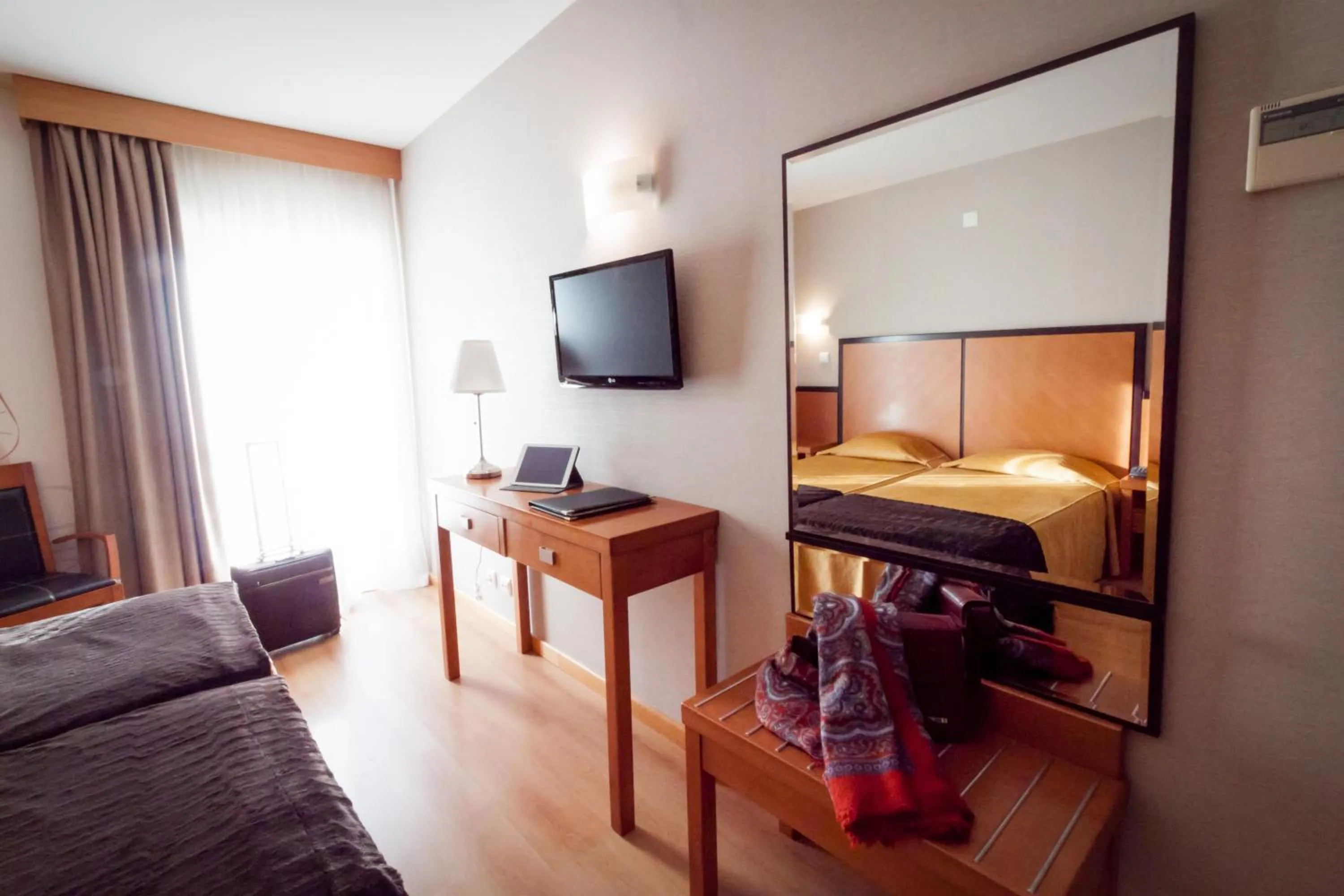 Bed in Hotel 4 Estações