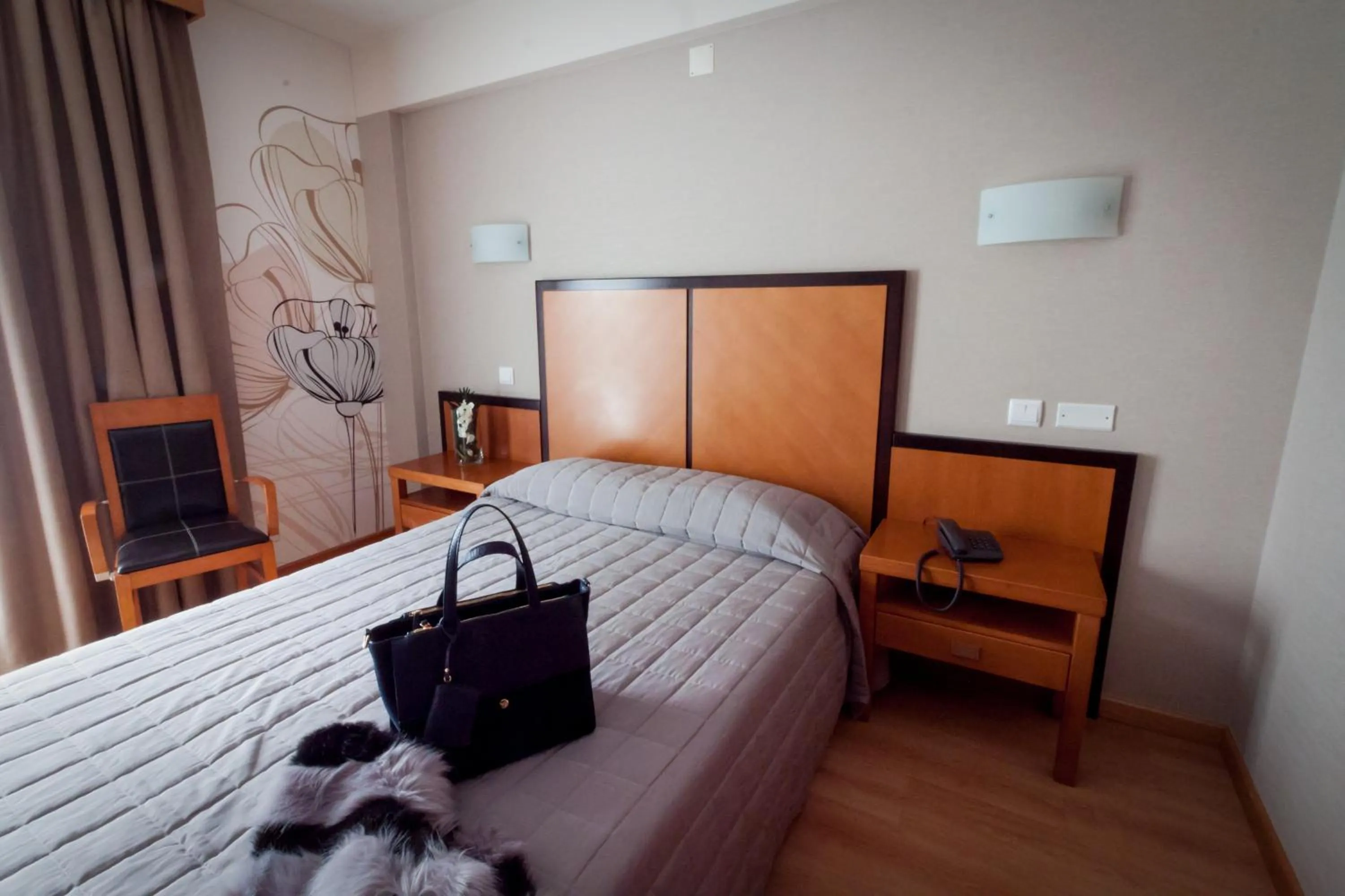 Bed in Hotel 4 Estações