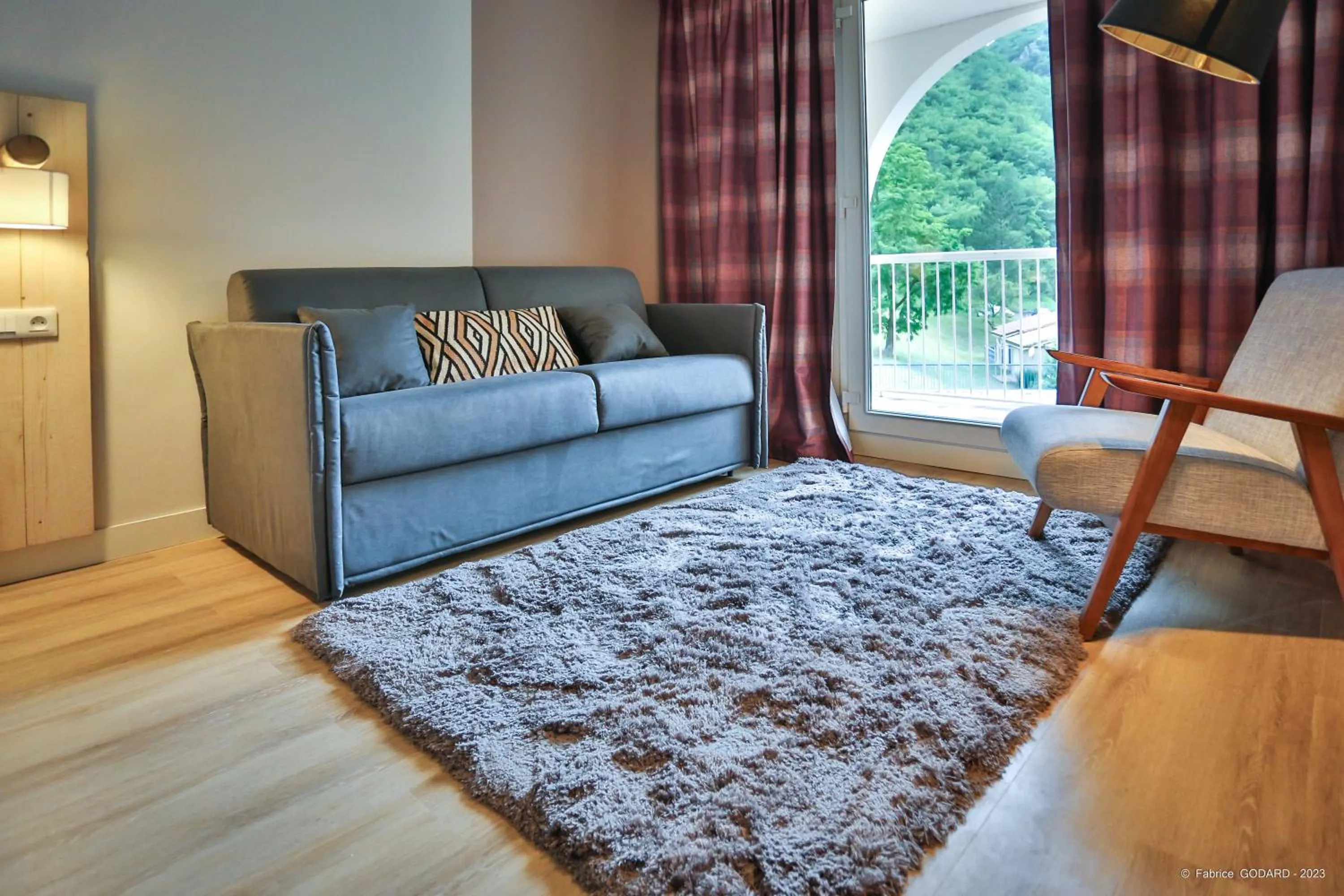 Bedroom in Hôtel Le Refuge des Sources