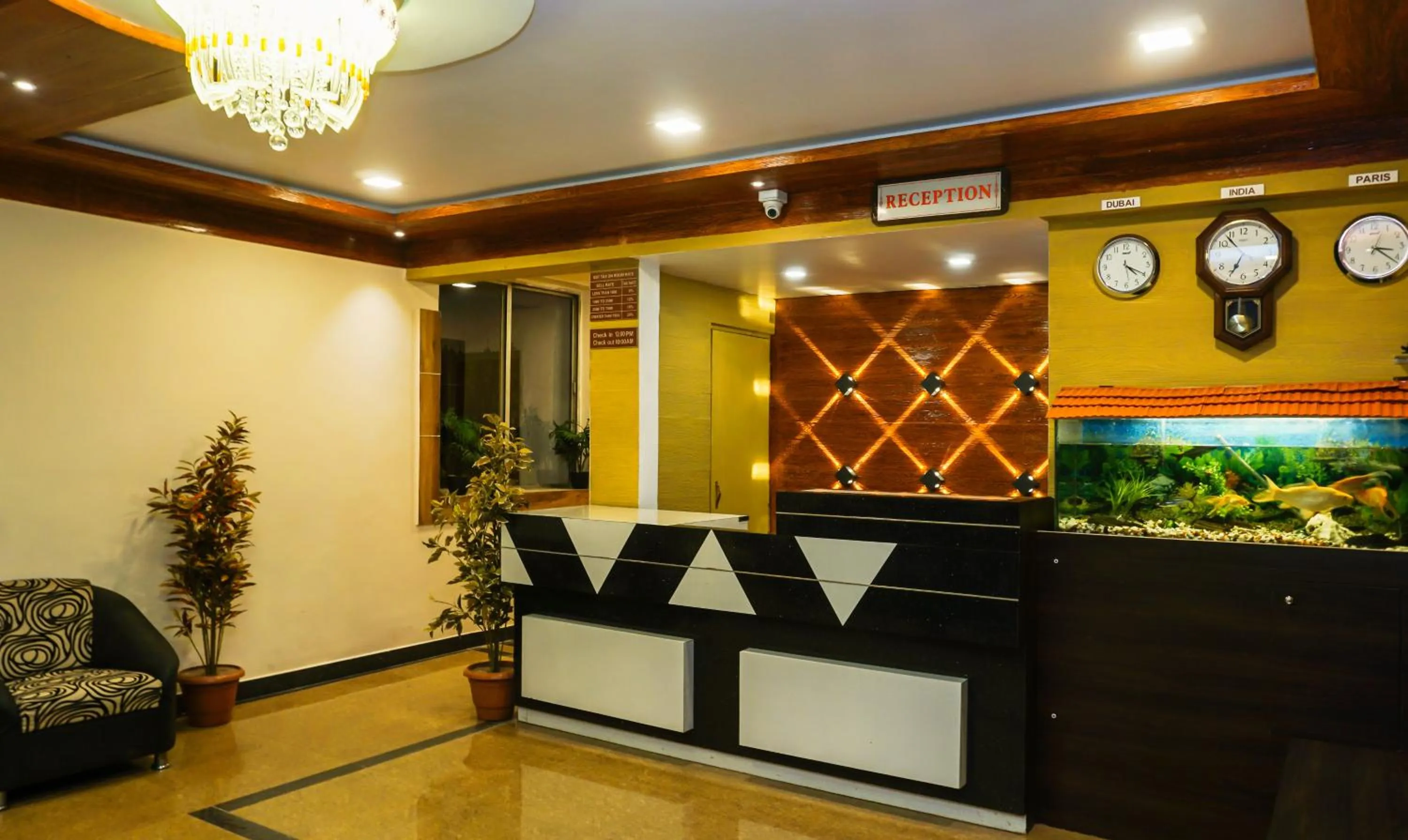 Lobby or reception in Treebo Hillway Inn Main Market