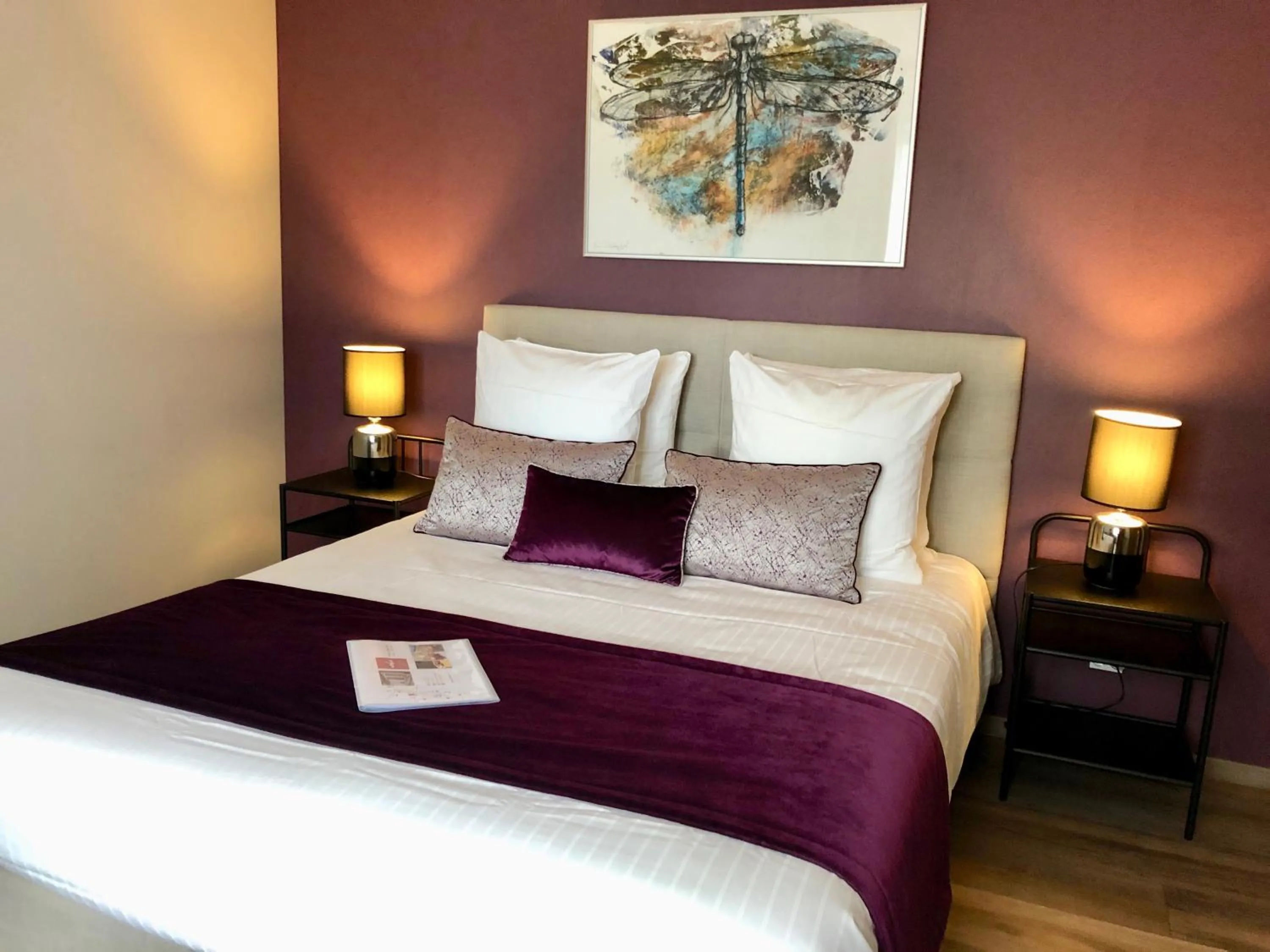 Bed in Maison d hotes Coeur de Village Alsace & spa